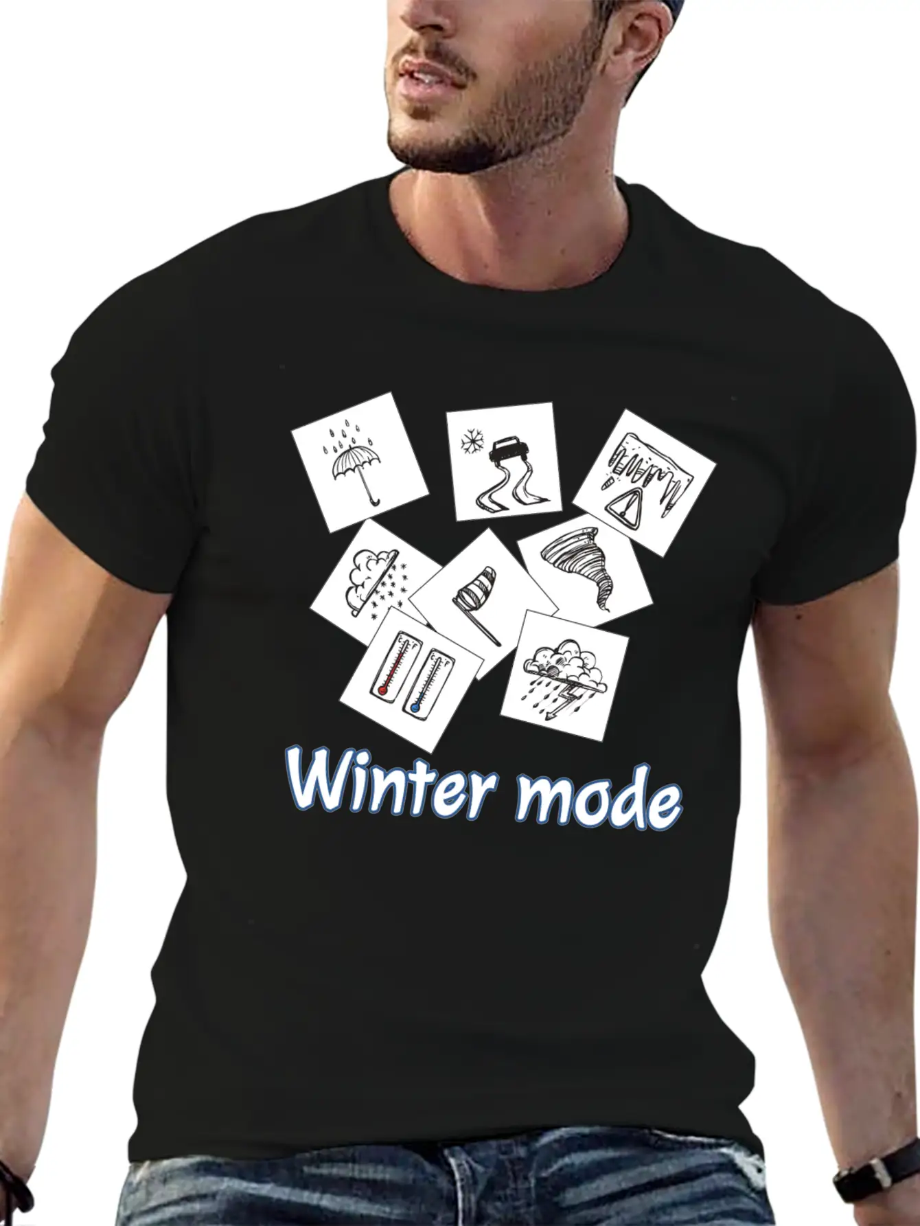 Winter Mode Timeless Short Sleeve Tee – Comfy And Minimalist Design