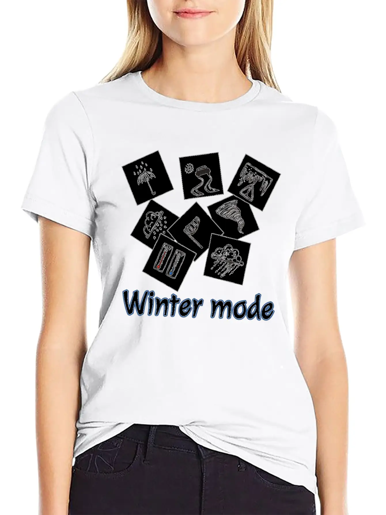Winter Mode Timeless Short Sleeve Tee – Comfy And Minimalist Design