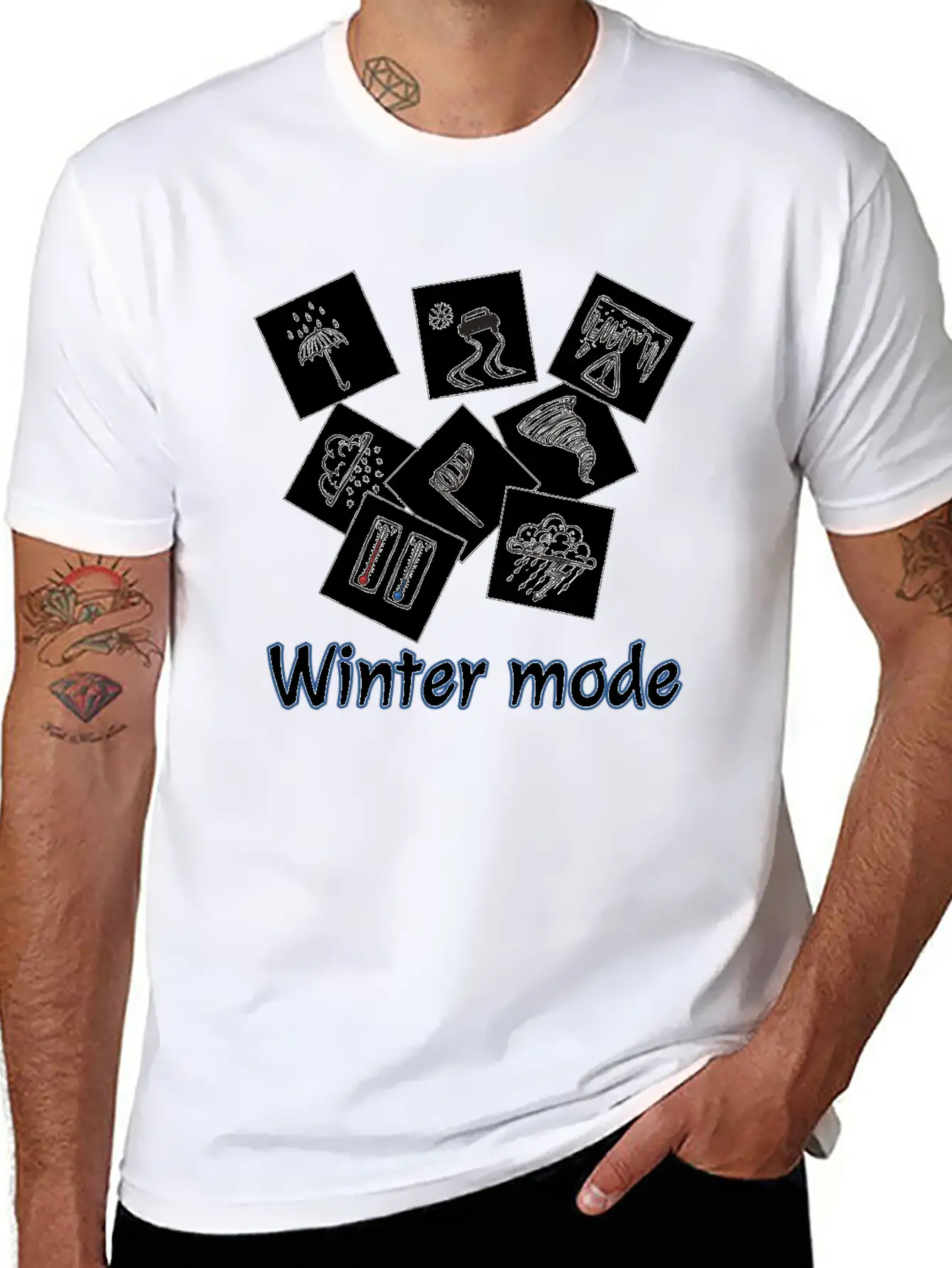 Winter Mode Timeless Short Sleeve Tee – Comfy And Minimalist Design