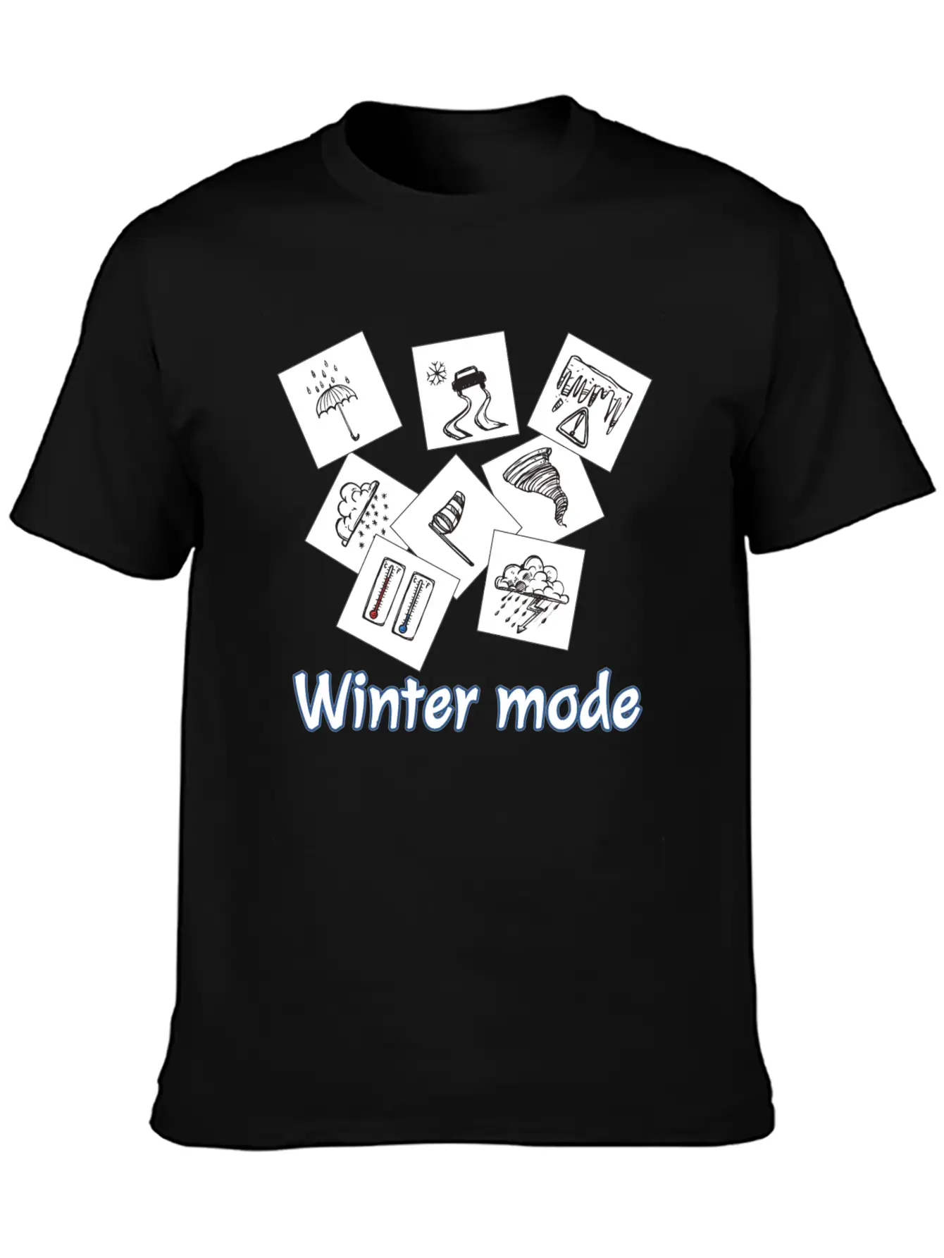 Winter Mode Timeless Short Sleeve Tee – Comfy And Minimalist Design