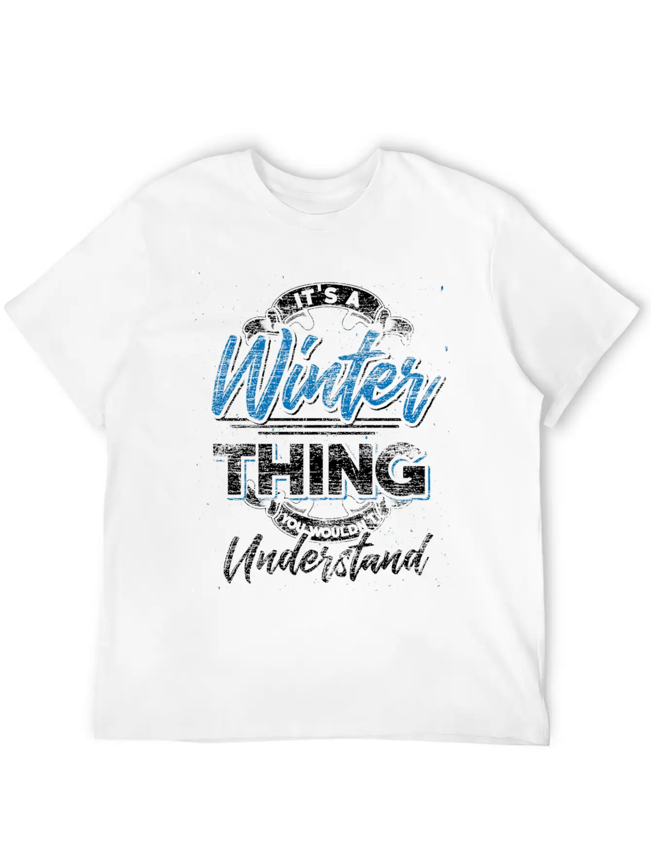 Winter Snow Winter Coat Snowing I Love Winter Gift Basic Graphic T-Shirt – Daily Comfort In Soft Cotton