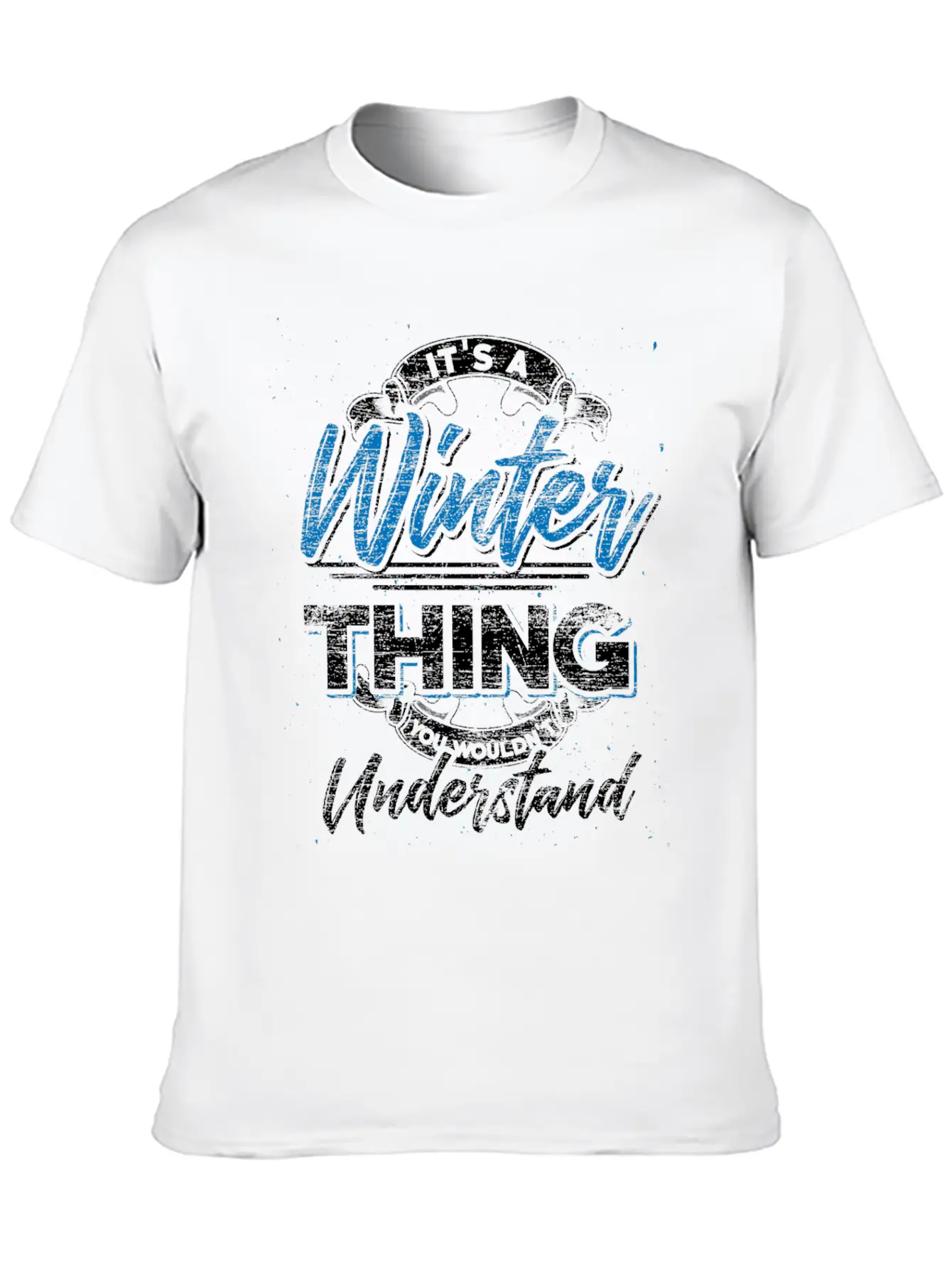 Winter Snow Winter Coat Snowing I Love Winter Gift Basic Graphic T-Shirt – Daily Comfort In Soft Cotton