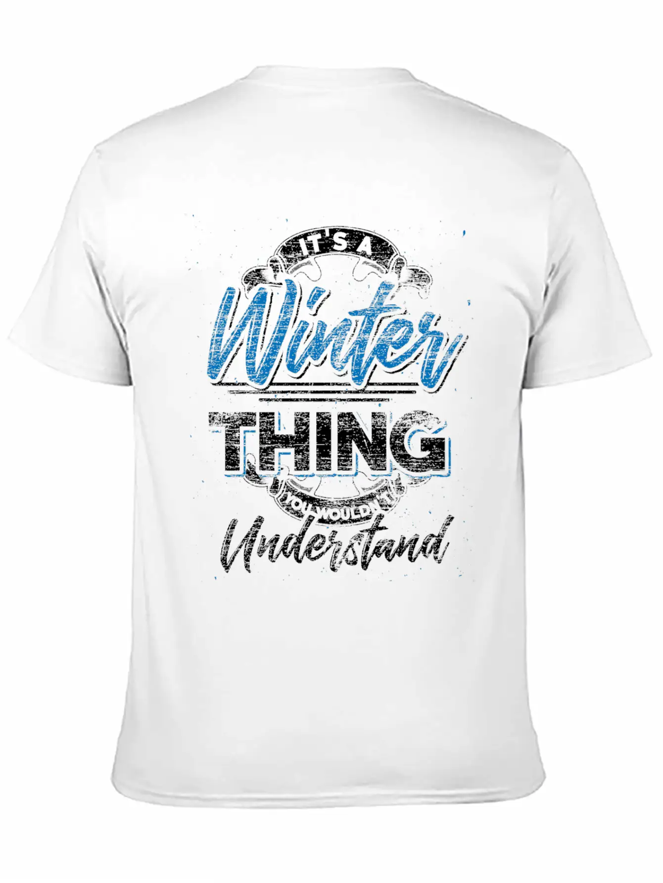Winter Snow Winter Coat Snowing I Love Winter Gift Basic Graphic T-Shirt – Daily Comfort In Soft Cotton