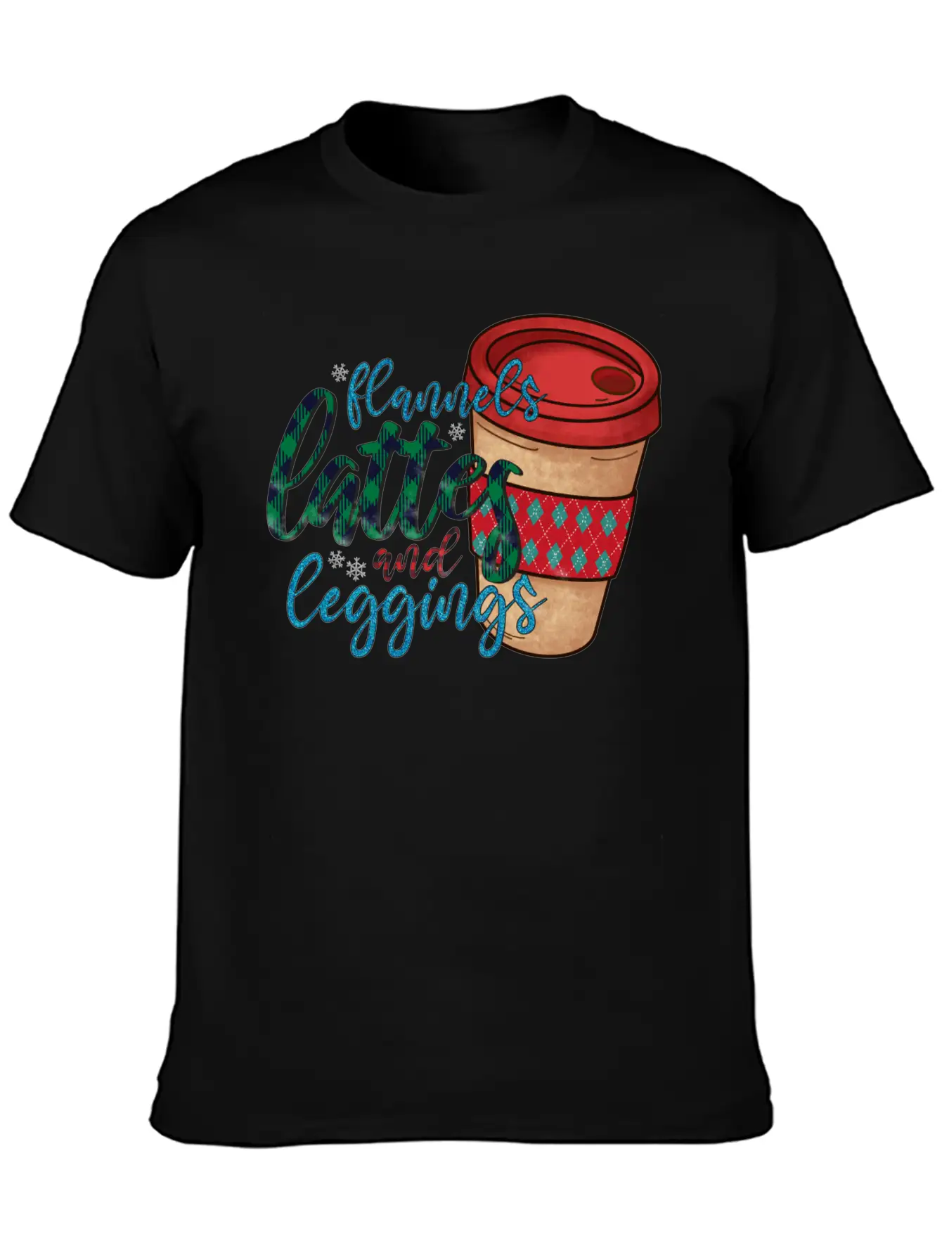 Winter Vibes Unisex Short Sleeve Soft Cotton T-Shirt – Casual Everyday Wear