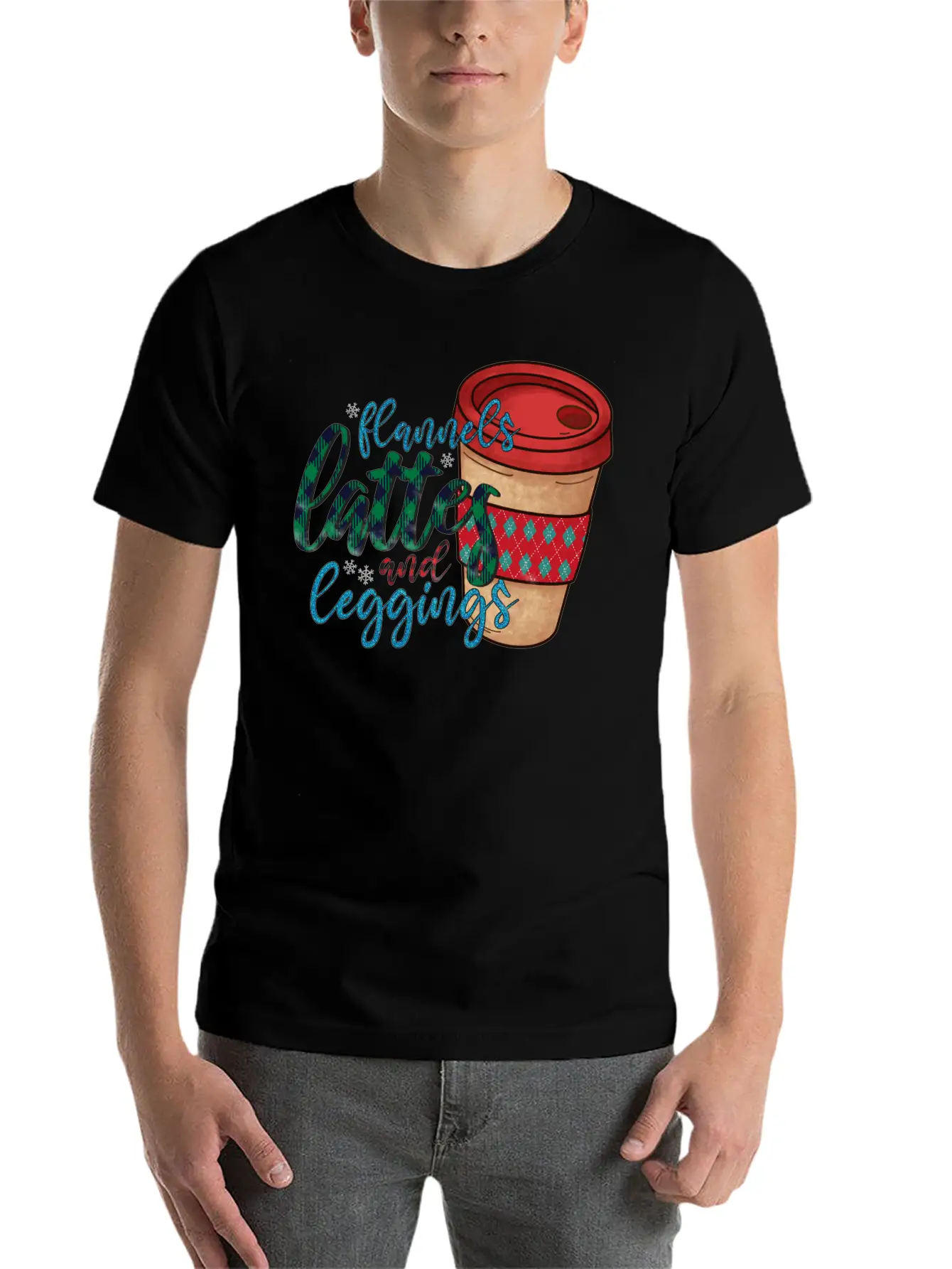 Winter Vibes Unisex Short Sleeve Soft Cotton T-Shirt – Casual Everyday Wear