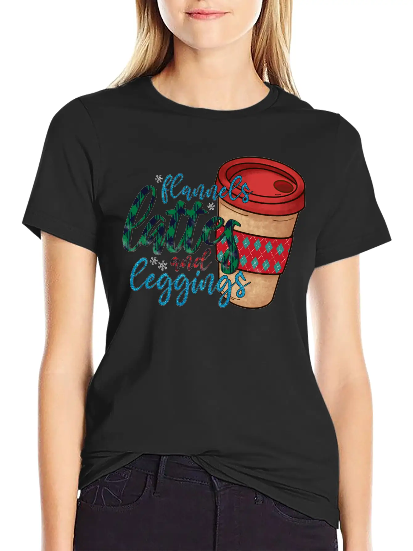 Winter Vibes Unisex Short Sleeve Soft Cotton T-Shirt – Casual Everyday Wear