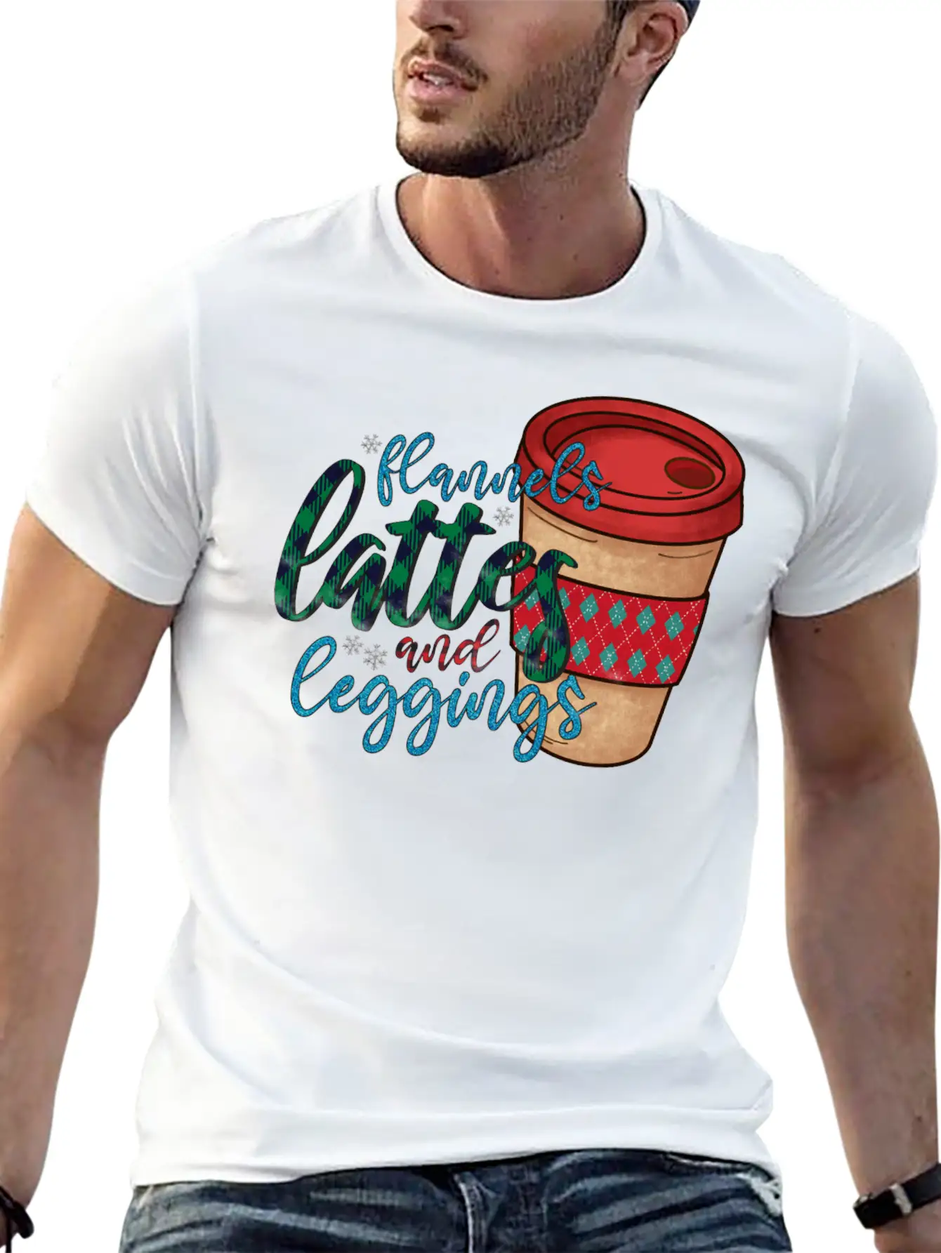 Winter Vibes Unisex Short Sleeve Soft Cotton T-Shirt – Casual Everyday Wear