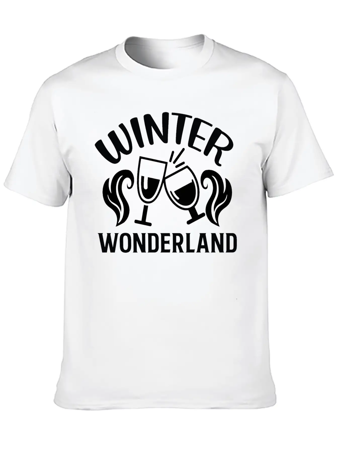 Winter Wonderland Comfortable Minimalist Graphic Tee – Summer Style Essential