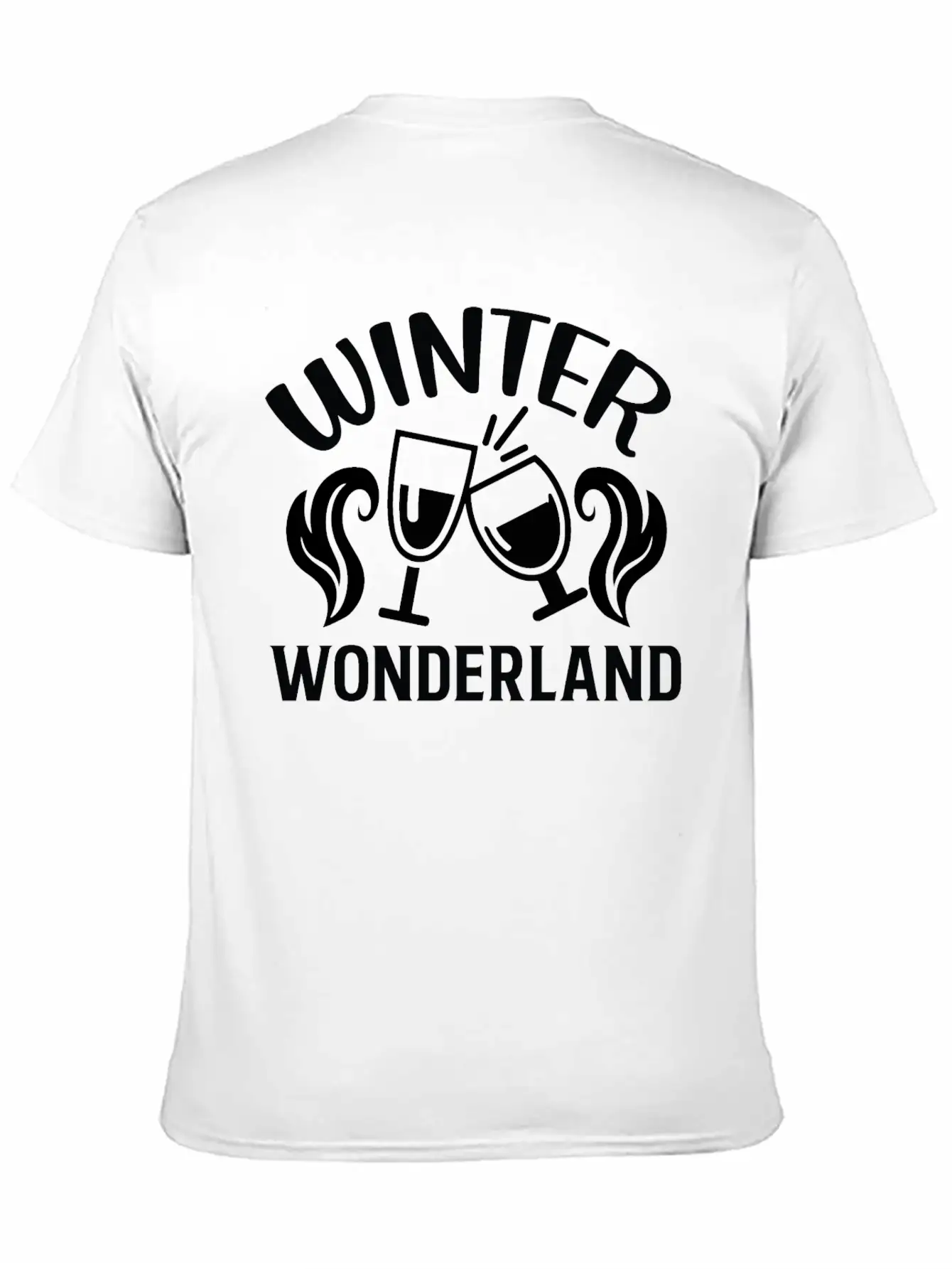 Winter Wonderland Comfortable Minimalist Graphic Tee – Summer Style Essential