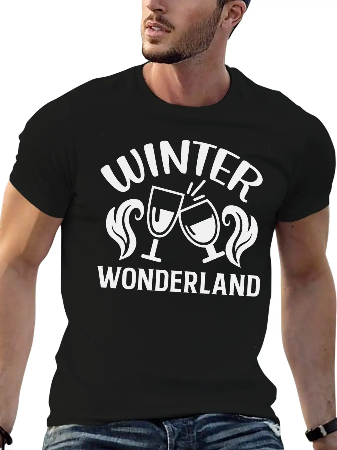 Winter Wonderland Comfortable Minimalist Graphic Tee – Summer Style Essential