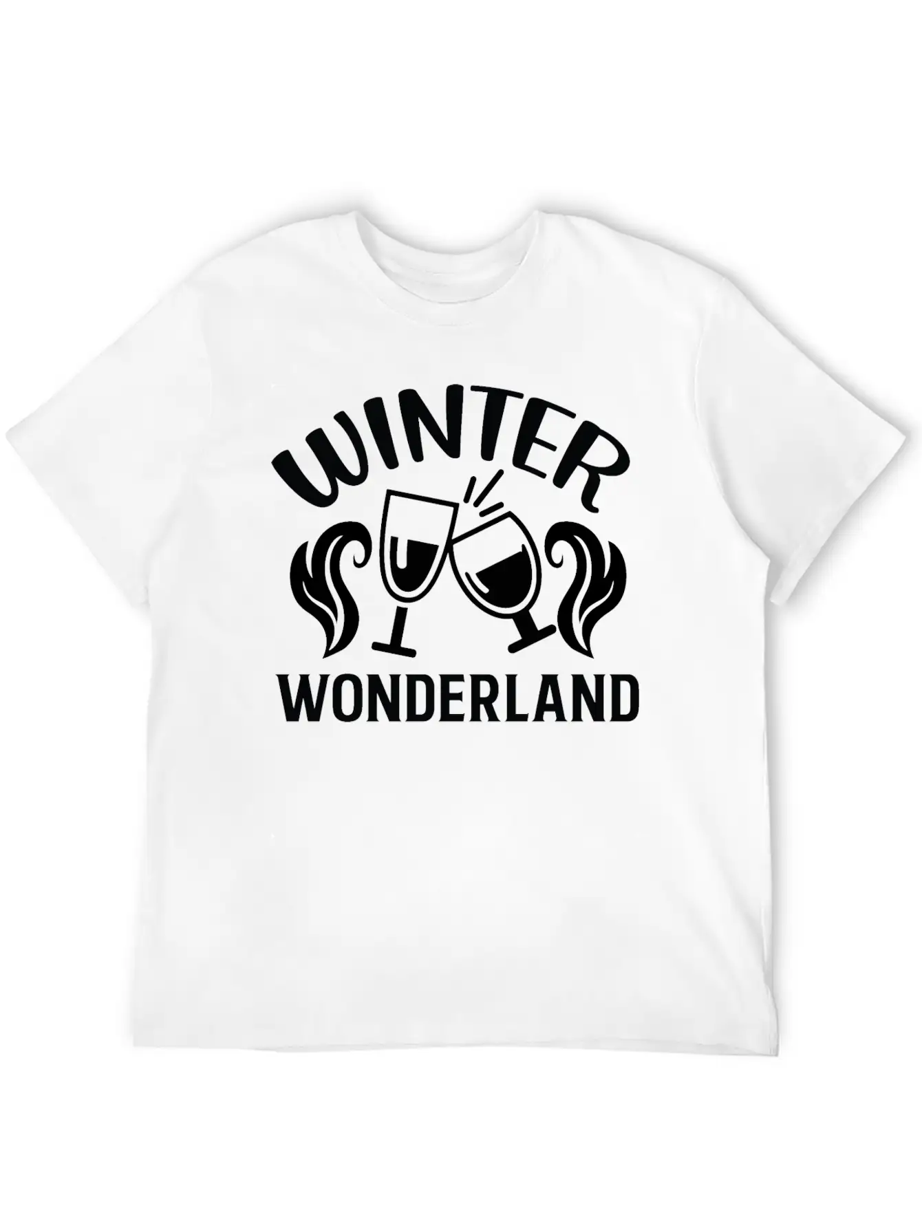 Winter Wonderland Comfortable Minimalist Graphic Tee – Summer Style Essential
