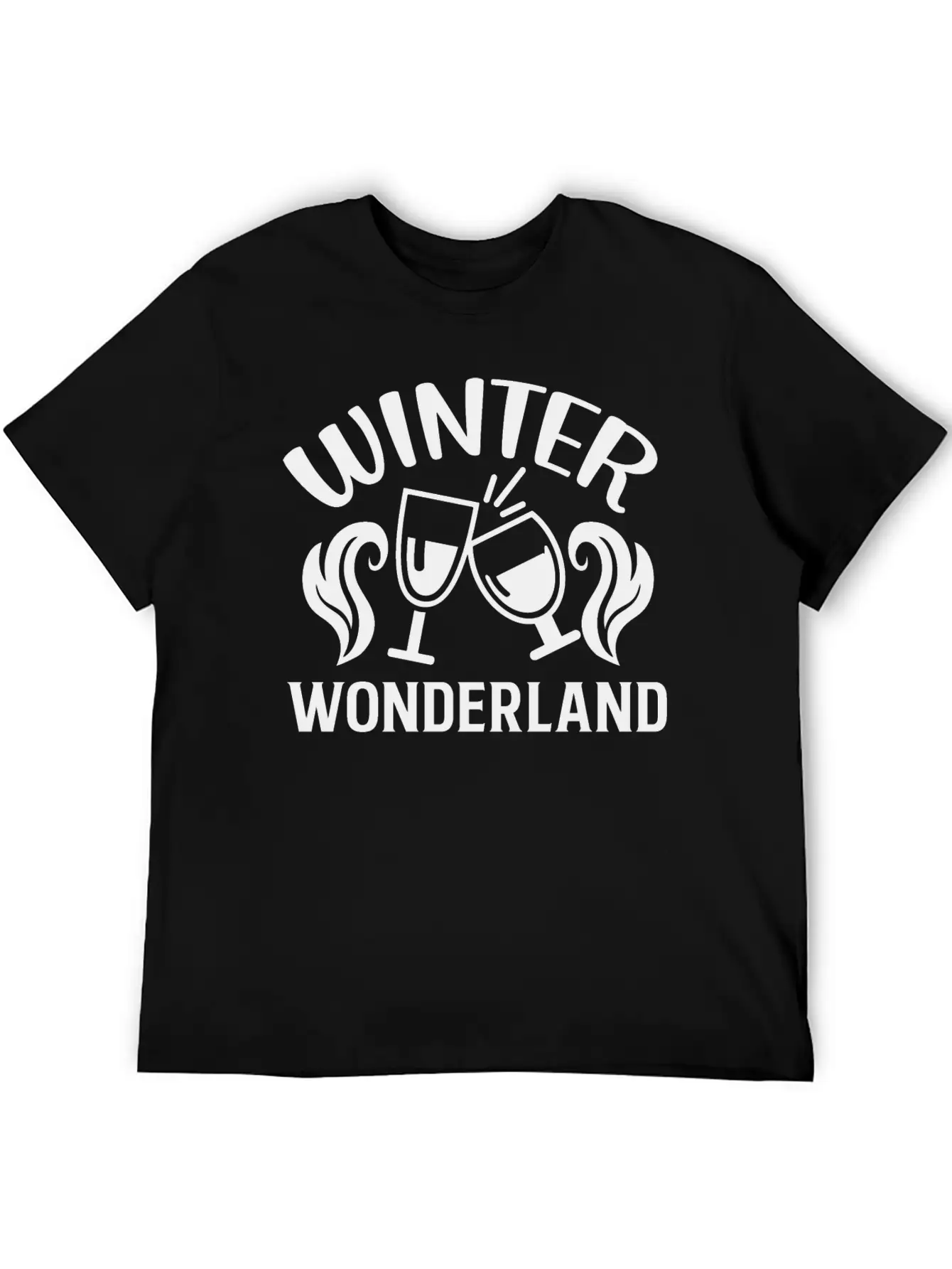 Winter Wonderland Comfortable Minimalist Graphic Tee – Summer Style Essential