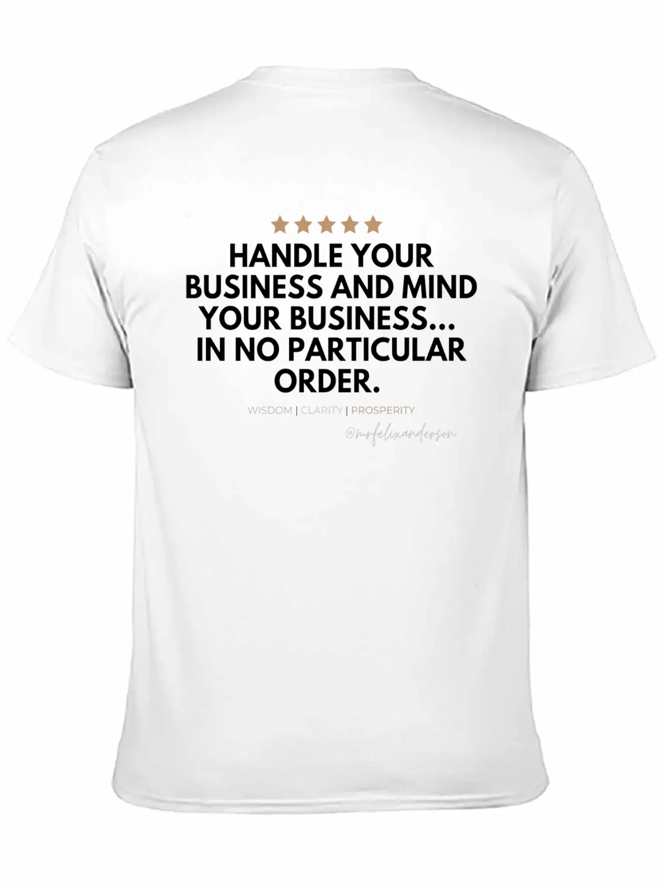 WISDOM COLLECTION Stylish Everyday T-Shirt – Unisex Basic Cotton Tee