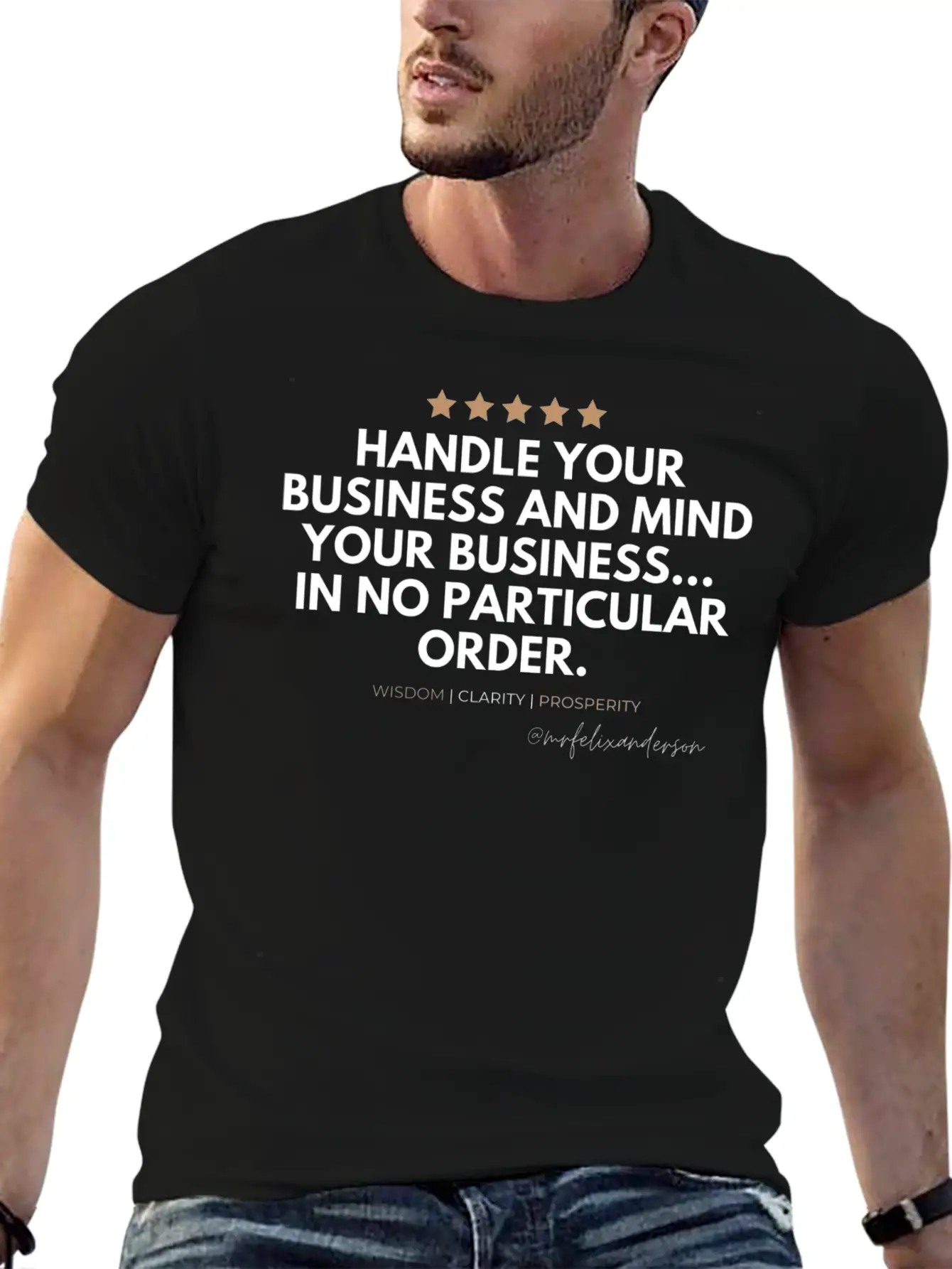 WISDOM COLLECTION Stylish Everyday T-Shirt – Unisex Basic Cotton Tee