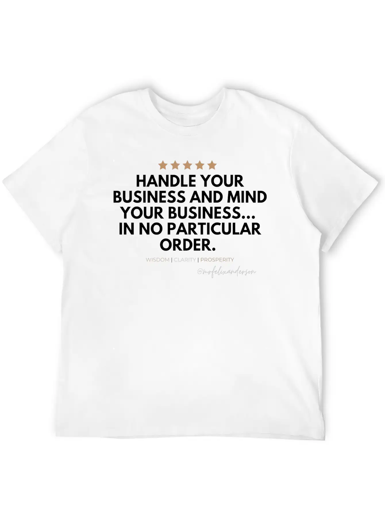 WISDOM COLLECTION Stylish Everyday T-Shirt – Unisex Basic Cotton Tee