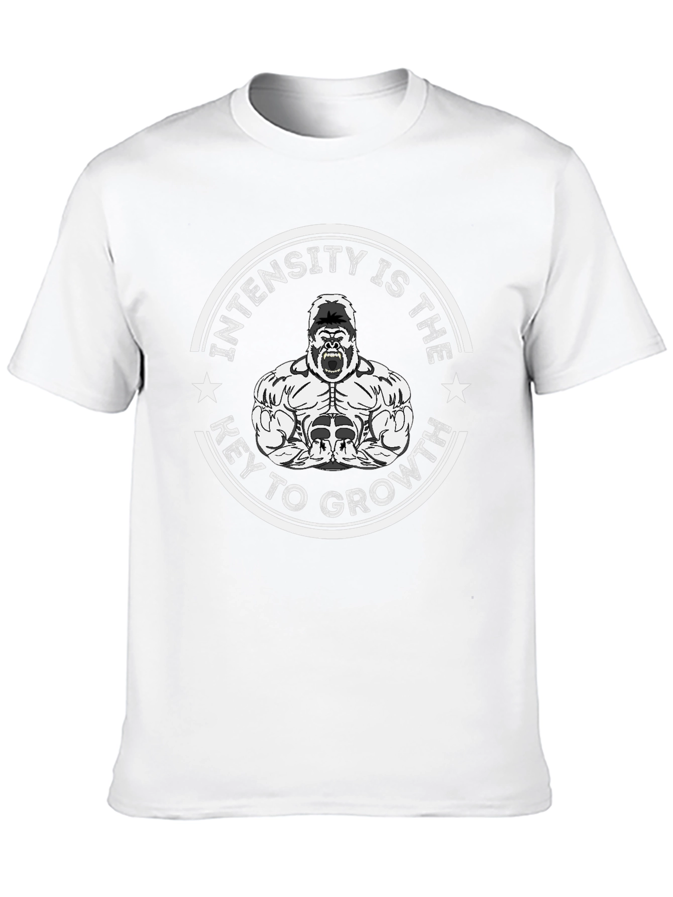 Intensity is Key to Growth T-Shirt Gorilla Gym