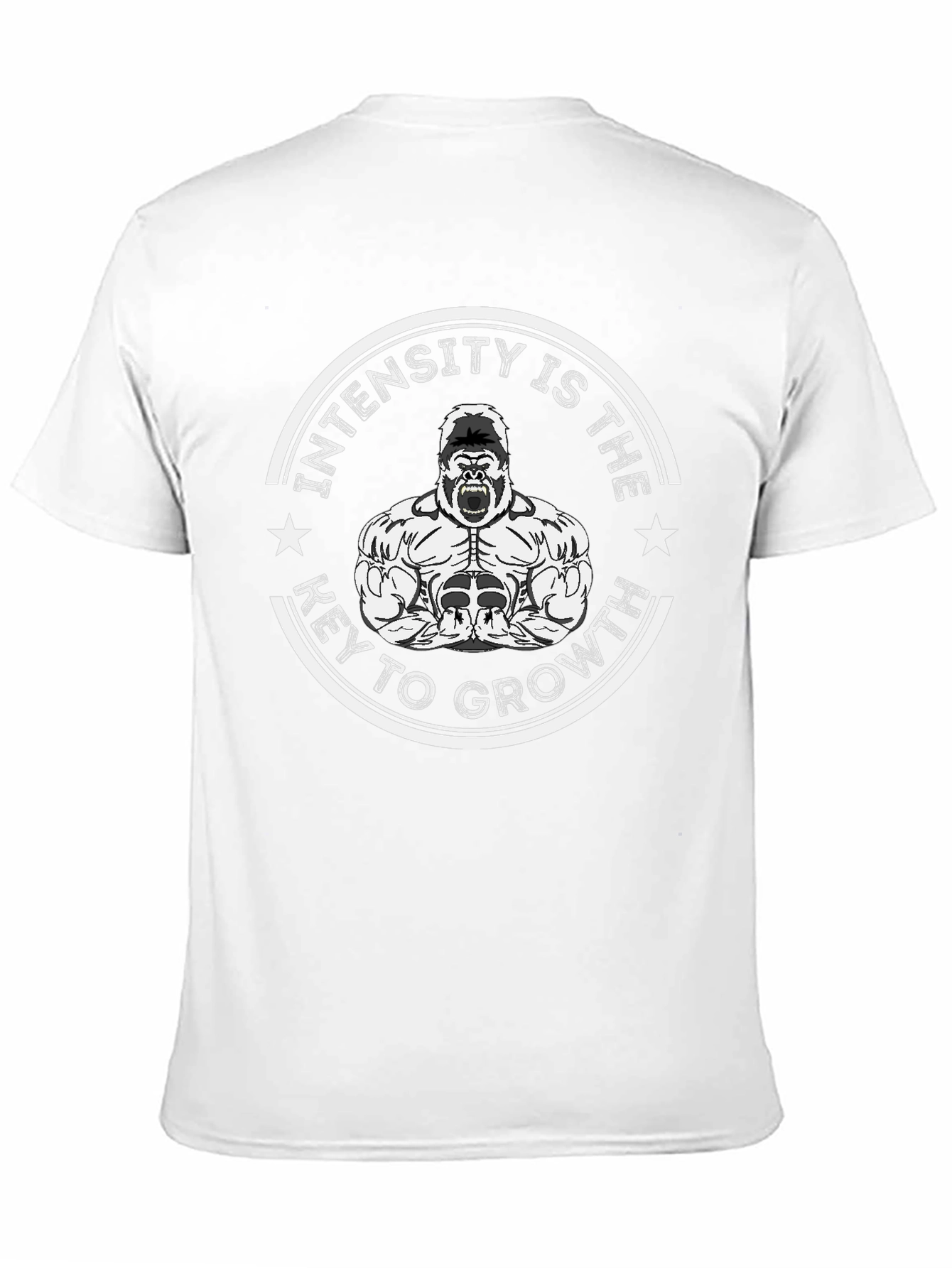 Intensity is Key to Growth T-Shirt Gorilla Gym