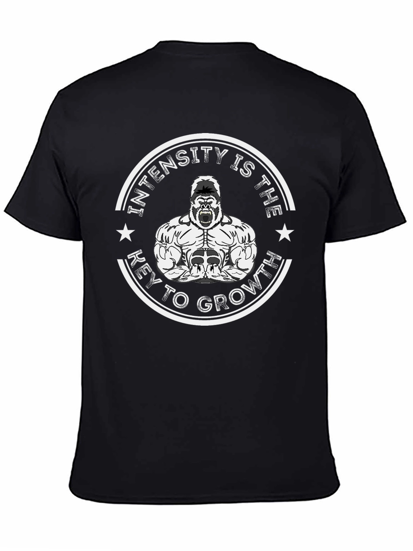 Intensity is Key to Growth T-Shirt Gorilla Gym