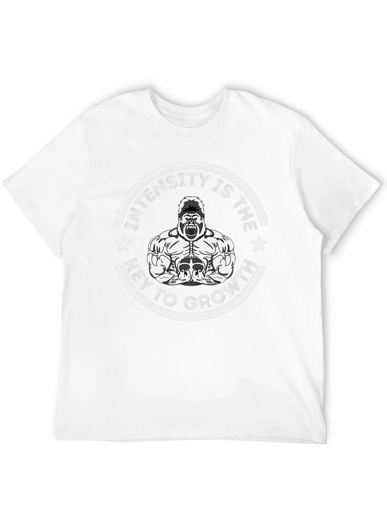 Intensity is Key to Growth T-Shirt Gorilla Gym
