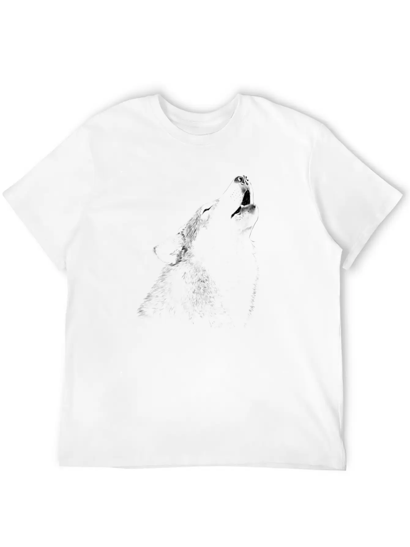 Wolf Art Animal Gift Idea Basic Graphic T-Shirt – Daily Comfort In Soft Cotton