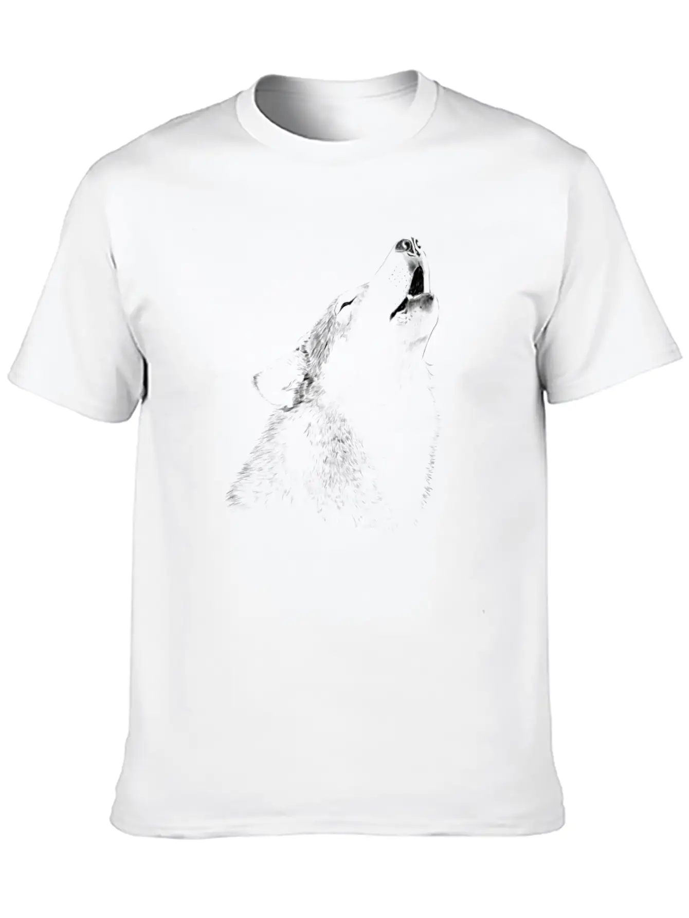 Wolf Art Animal Gift Idea Basic Graphic T-Shirt – Daily Comfort In Soft Cotton