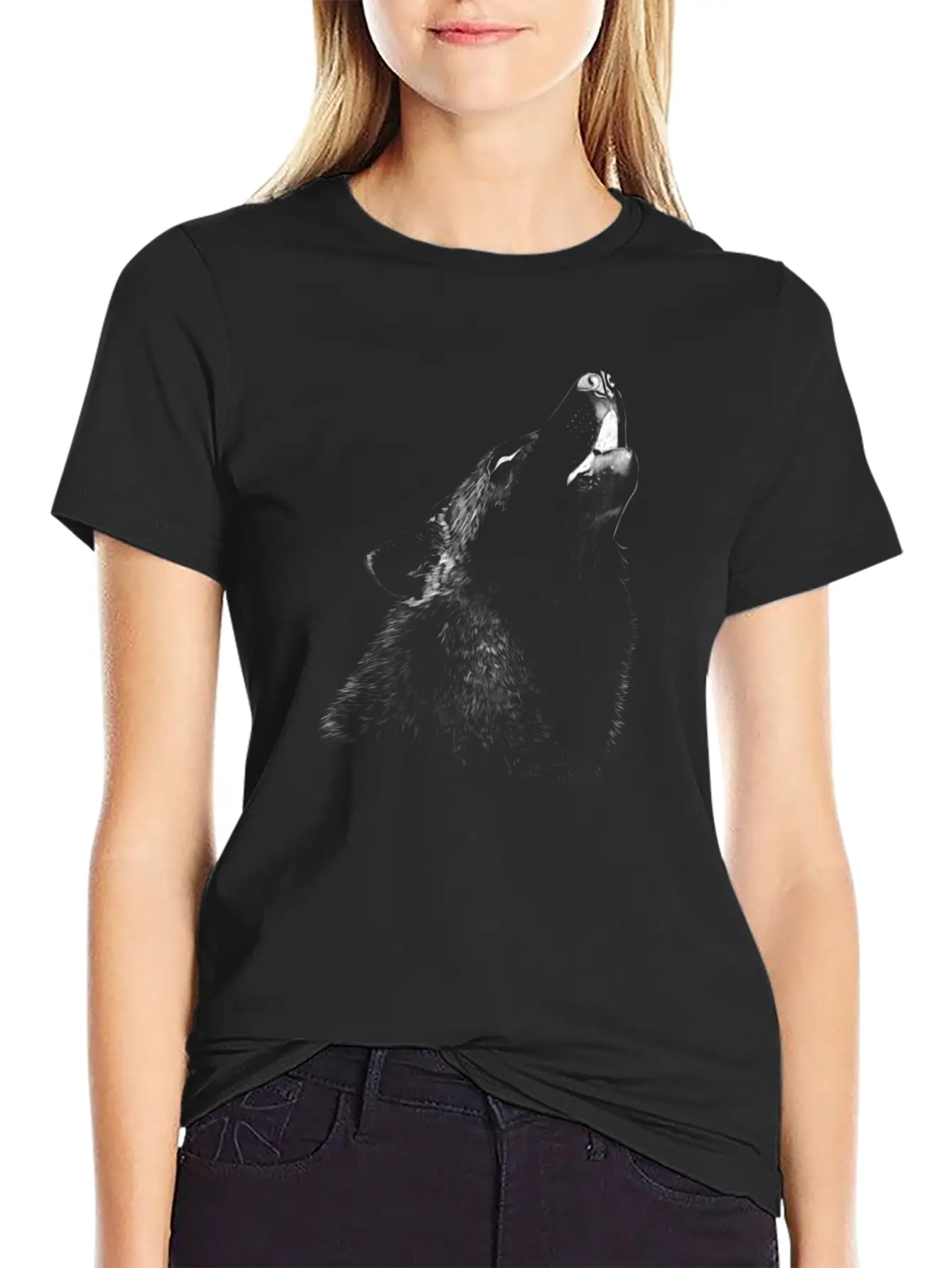 Wolf Art Animal Gift Idea Basic Graphic T-Shirt – Daily Comfort In Soft Cotton