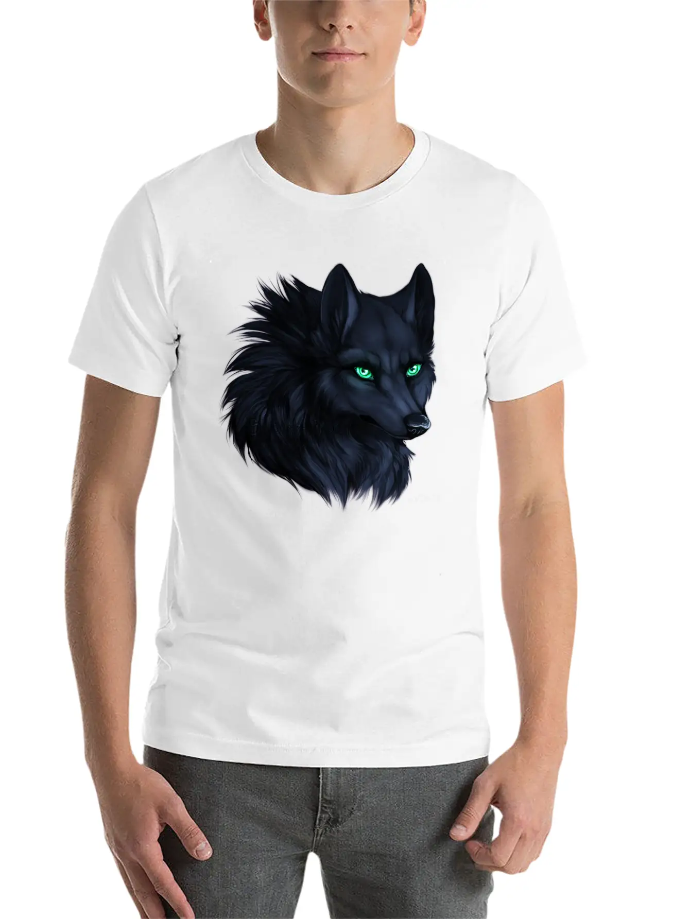 Wolf Basic Graphic T-Shirt – Daily Comfort In Soft Cotton