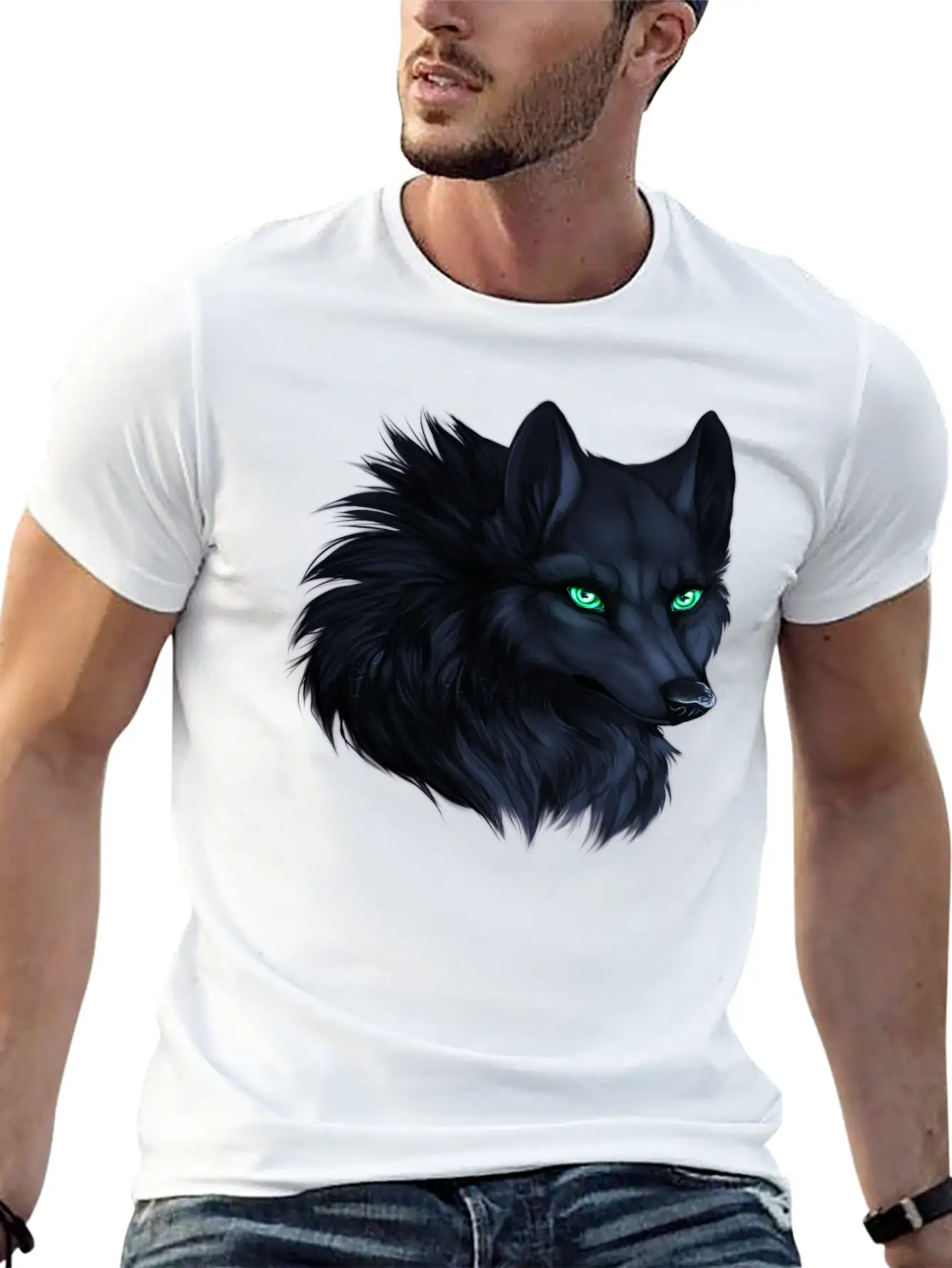 Wolf Basic Graphic T-Shirt – Daily Comfort In Soft Cotton