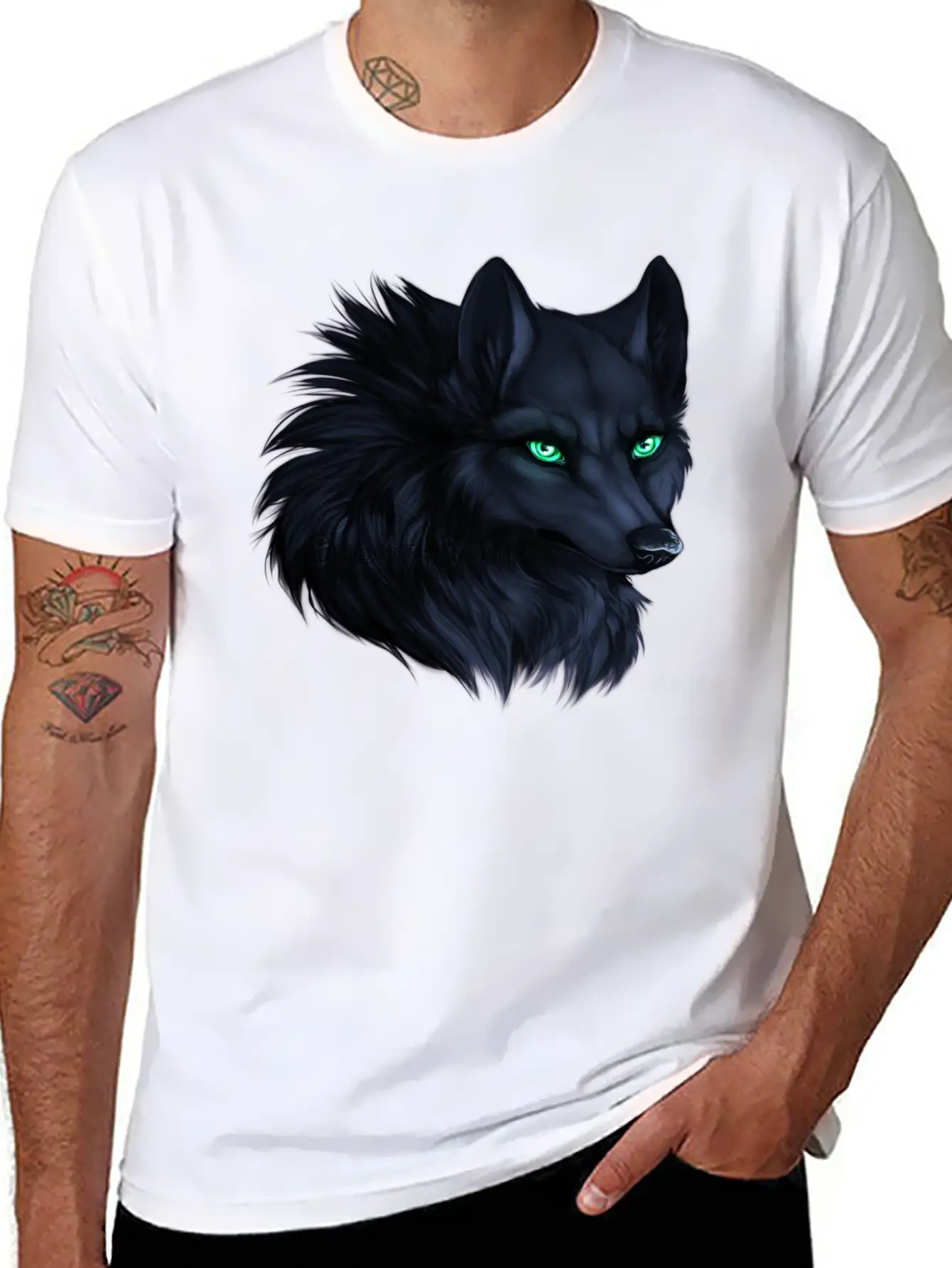Wolf Basic Graphic T-Shirt – Daily Comfort In Soft Cotton