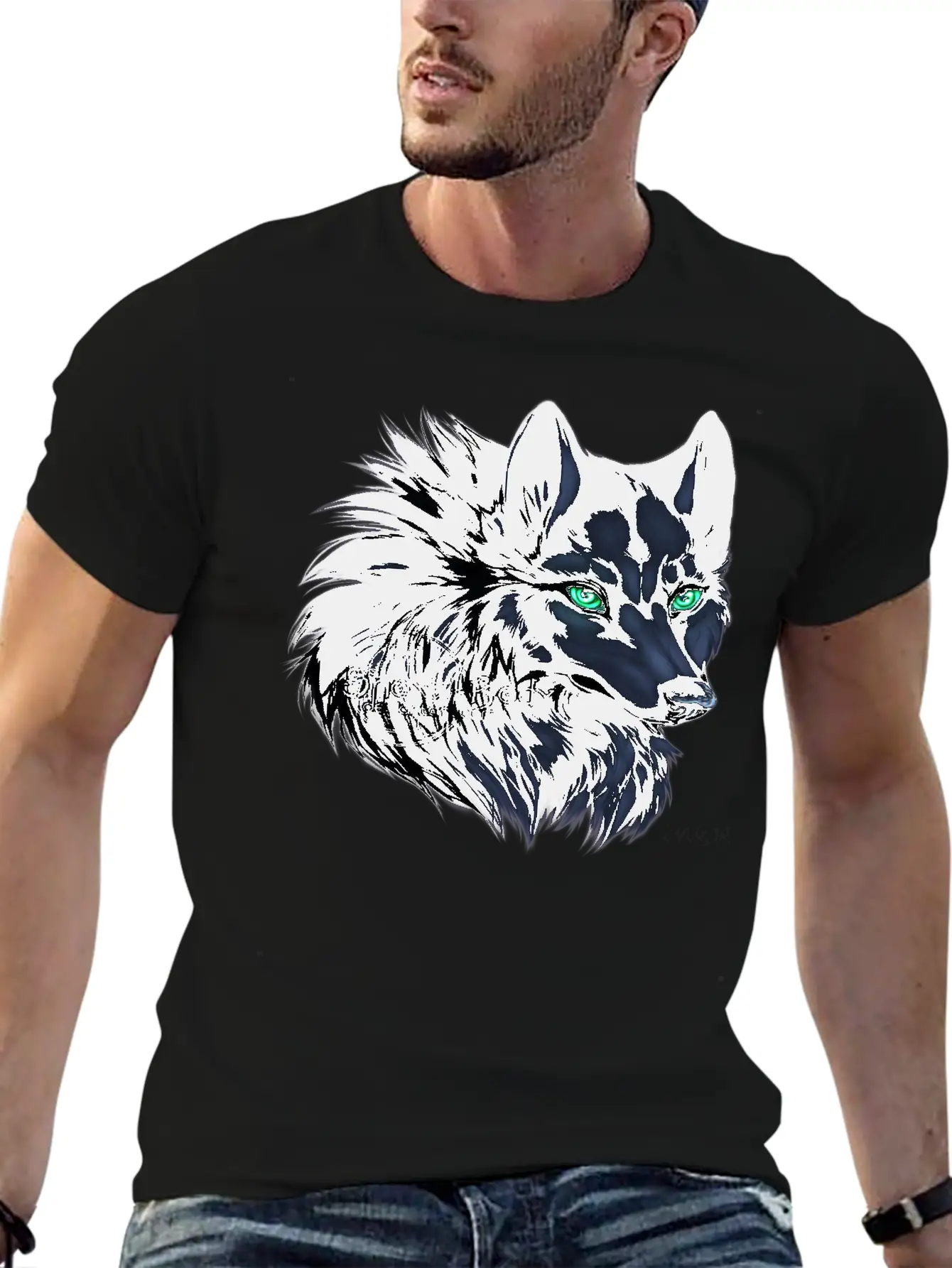 Wolf Basic Graphic T-Shirt – Daily Comfort In Soft Cotton
