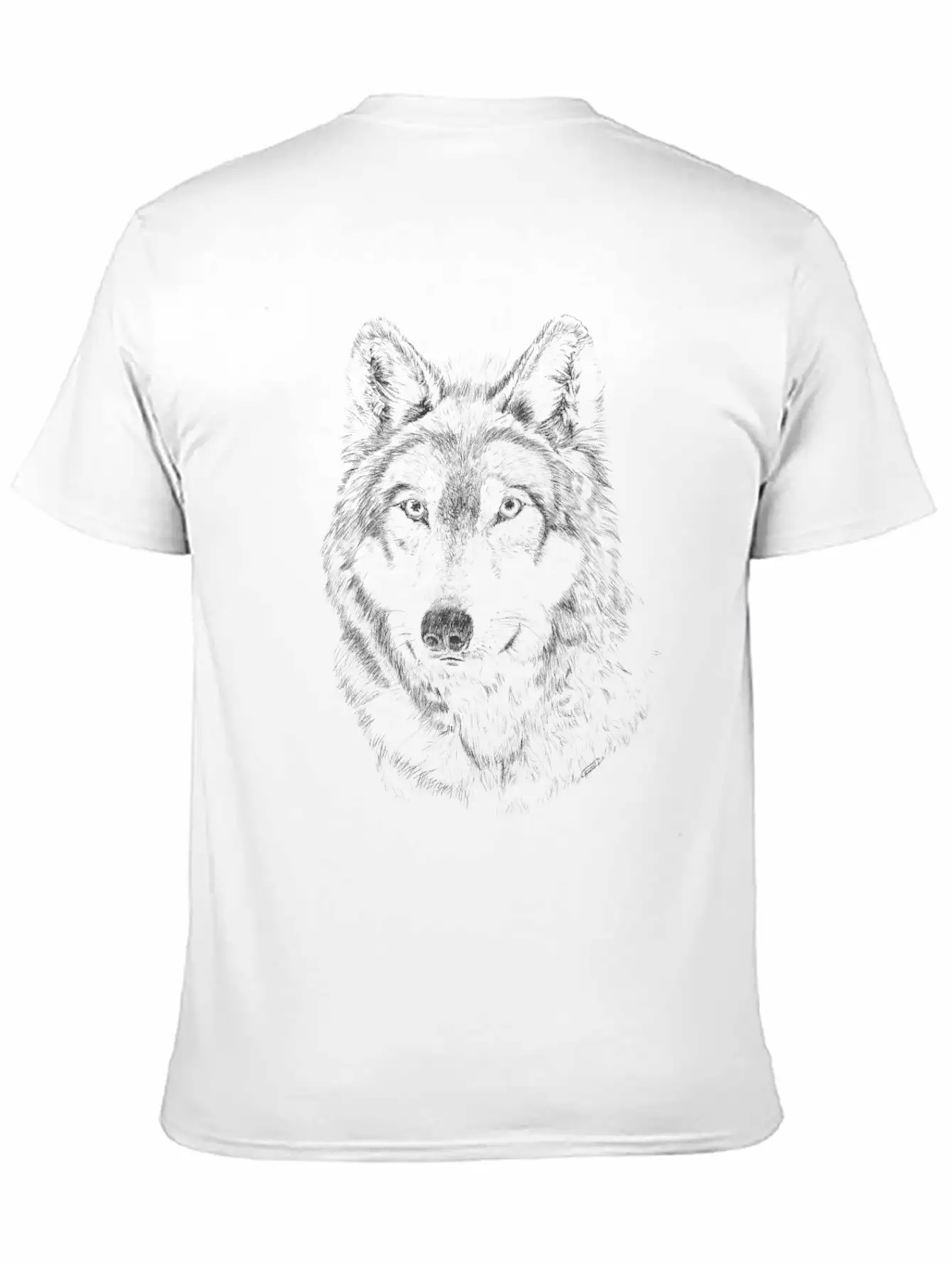 Wolf Comfortable Minimalist Graphic Tee – Summer Style Essential