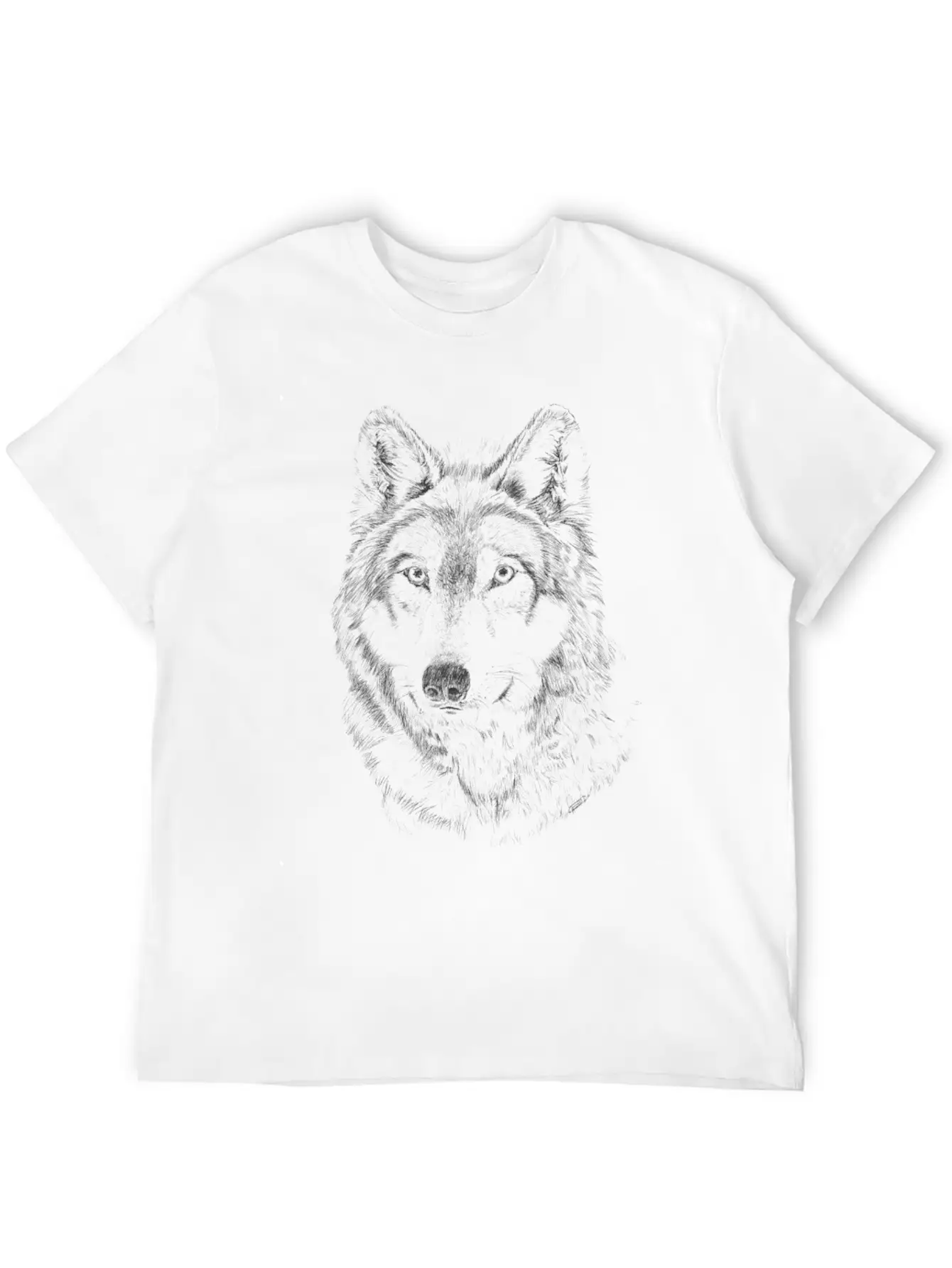 Wolf Comfortable Minimalist Graphic Tee – Summer Style Essential