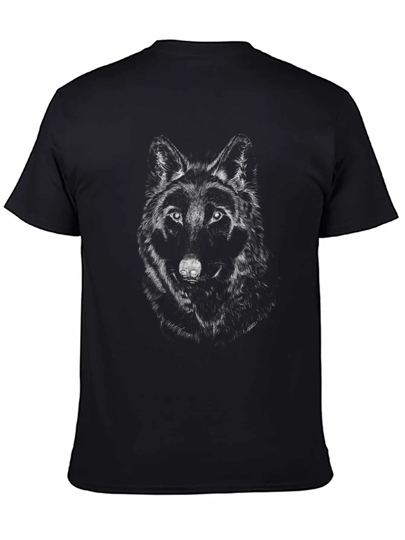 Wolf Comfortable Minimalist Graphic Tee – Summer Style Essential