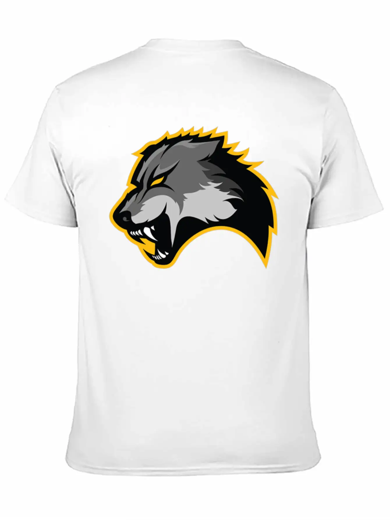 Wolf Design Basic Graphic T-Shirt – Daily Comfort In Soft Cotton
