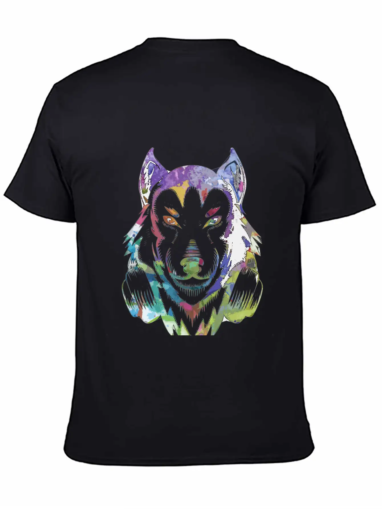 Wolf DJ Animal Stylish Everyday T-Shirt – Unisex Basic Cotton Tee