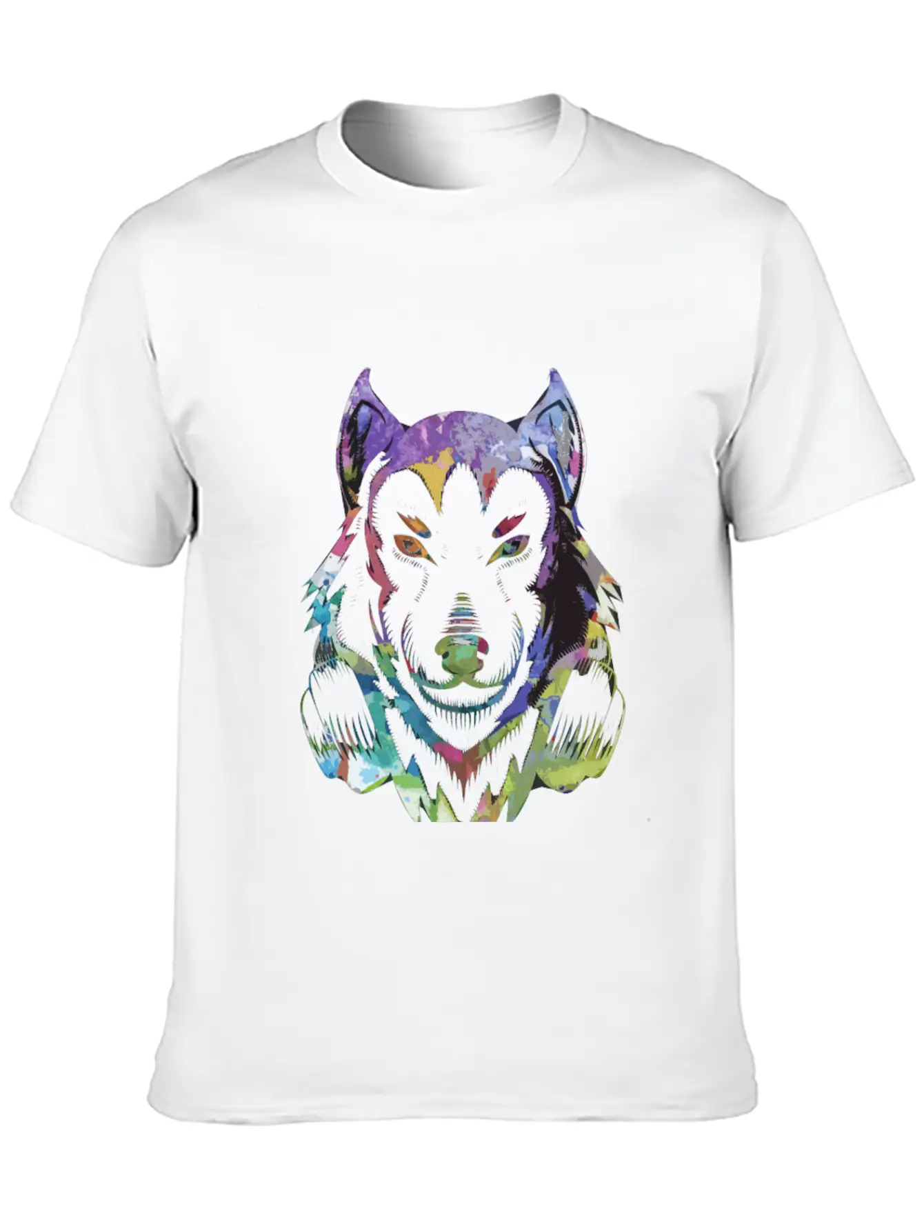 Wolf DJ Animal Stylish Everyday T-Shirt – Unisex Basic Cotton Tee