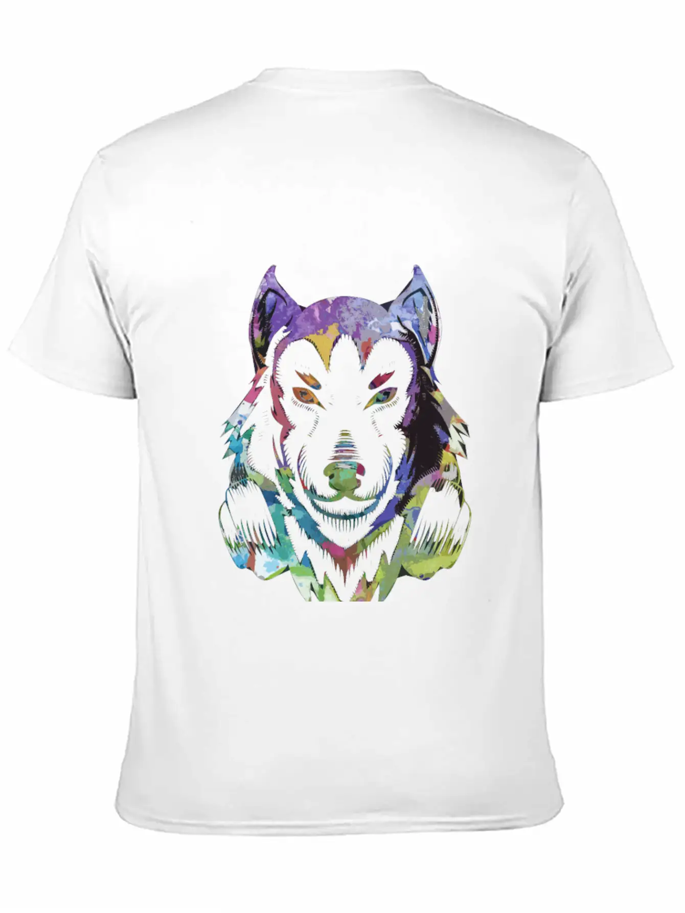 Wolf DJ Animal Stylish Everyday T-Shirt – Unisex Basic Cotton Tee