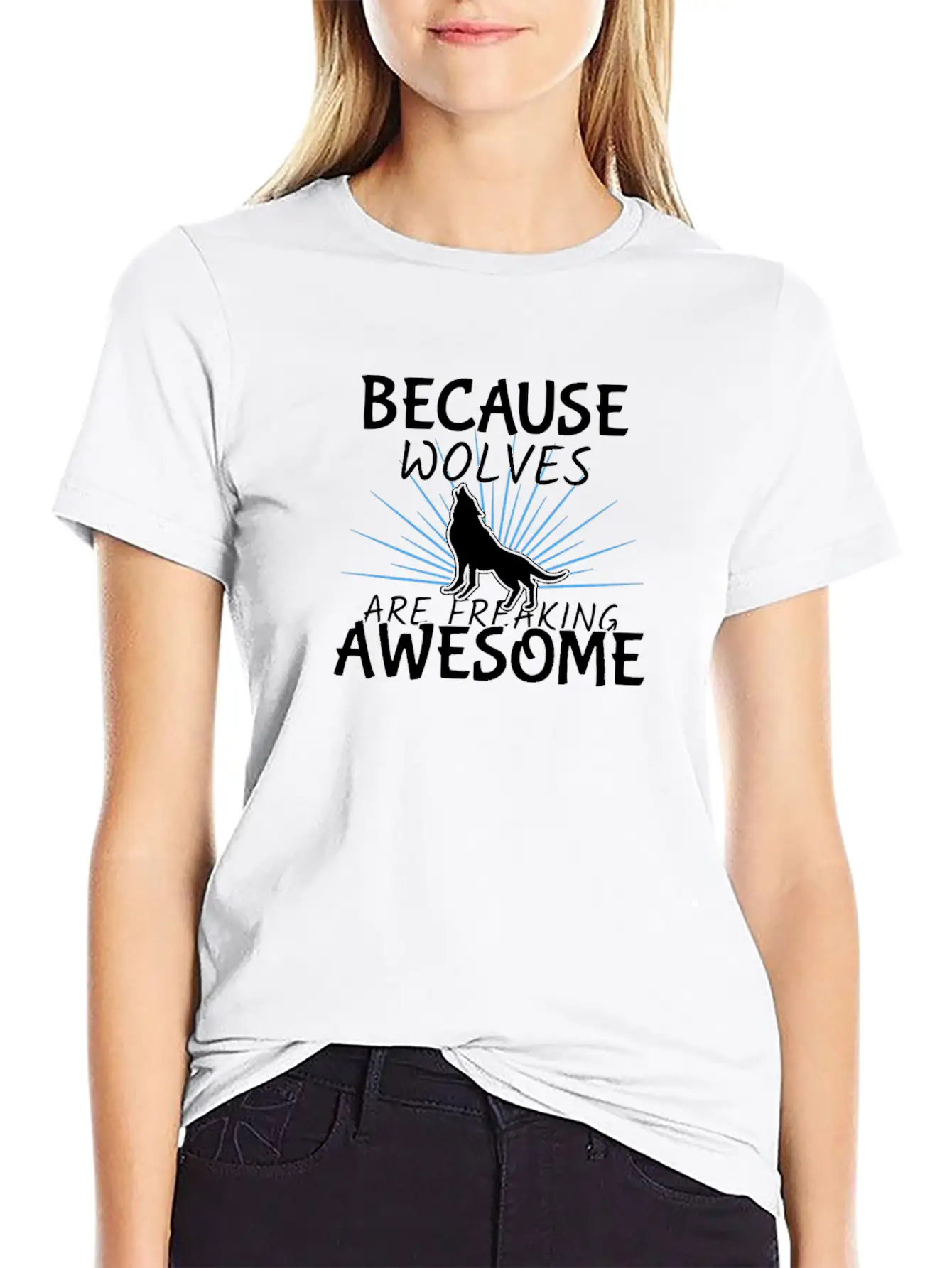 Wolf Essential Unisex Summer Tee – Soft Cotton Casual Fit