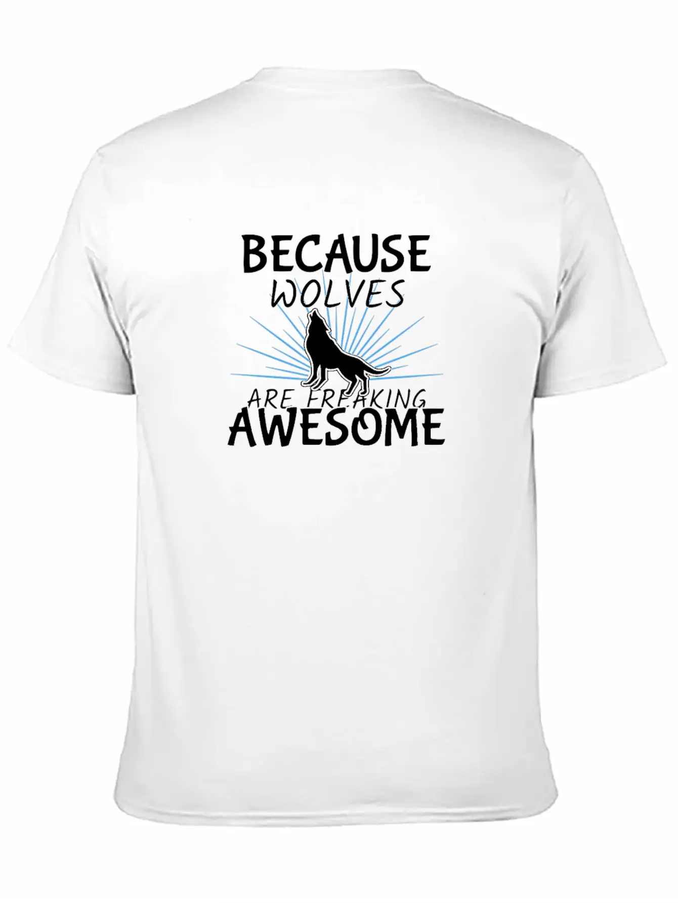 Wolf Essential Unisex Summer Tee – Soft Cotton Casual Fit