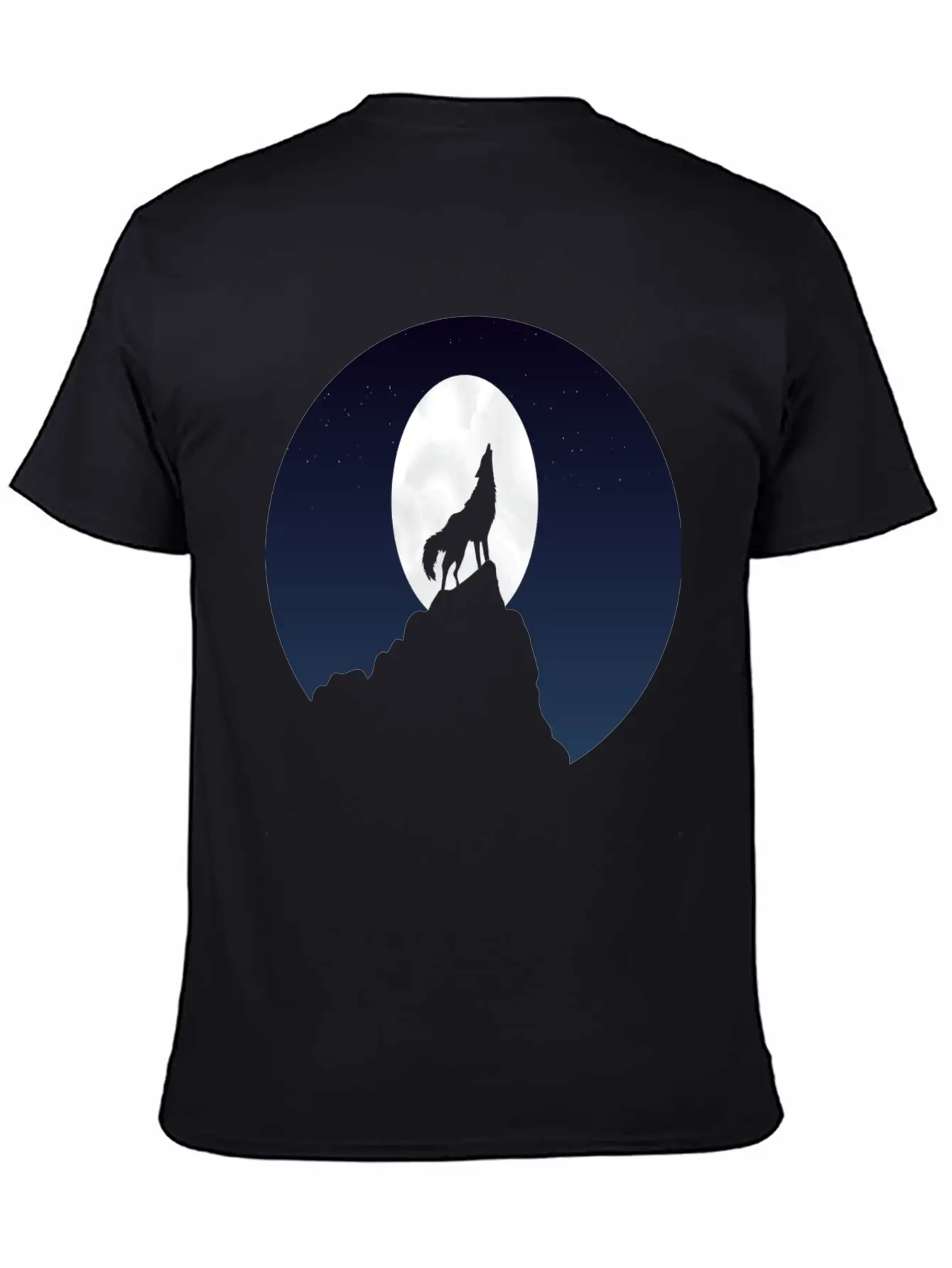 Wolf Fullmoon Tee Stylish Everyday T-Shirt – Unisex Basic Cotton Tee