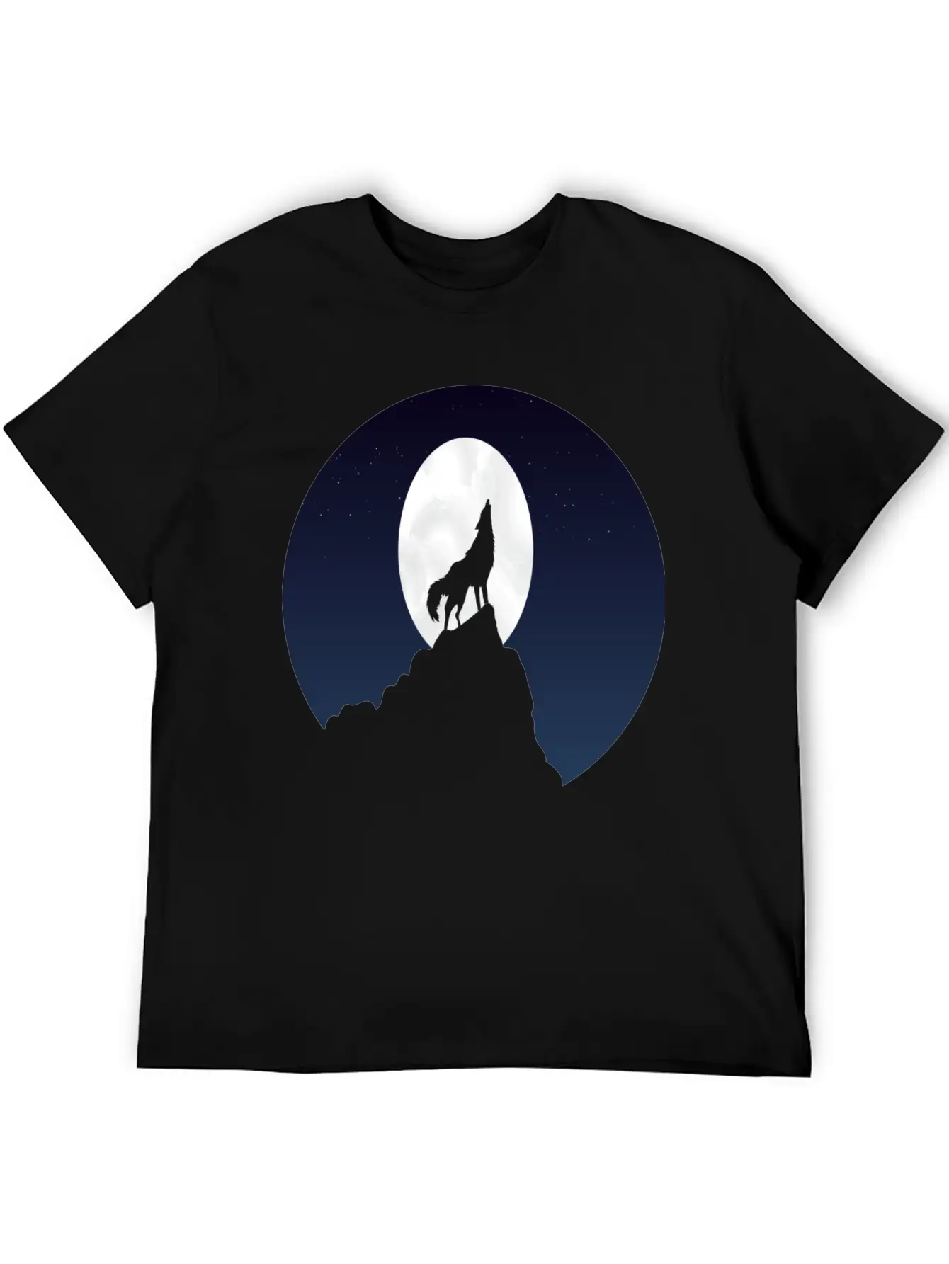 Wolf Fullmoon Tee Stylish Everyday T-Shirt – Unisex Basic Cotton Tee