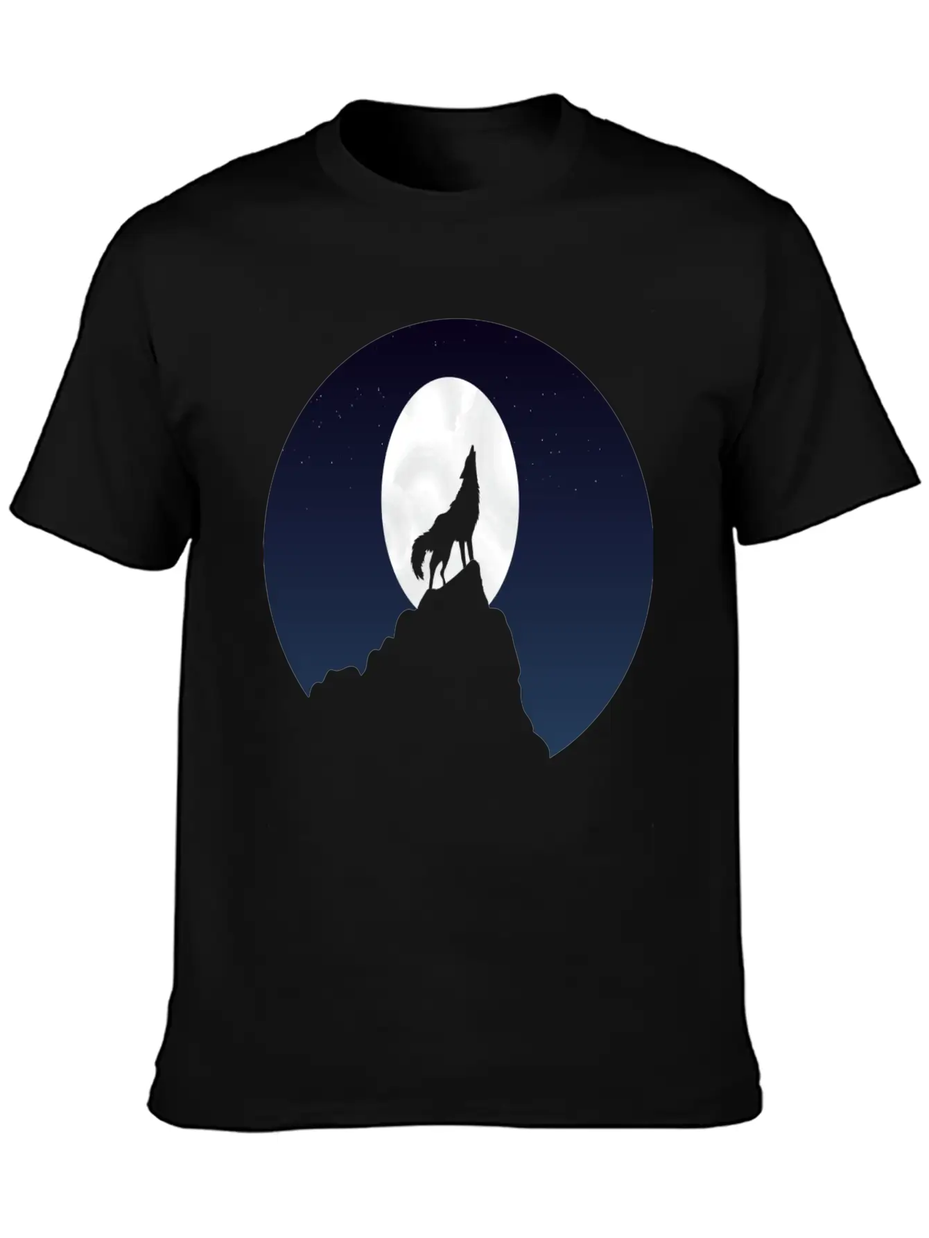 Wolf Fullmoon Tee Stylish Everyday T-Shirt – Unisex Basic Cotton Tee