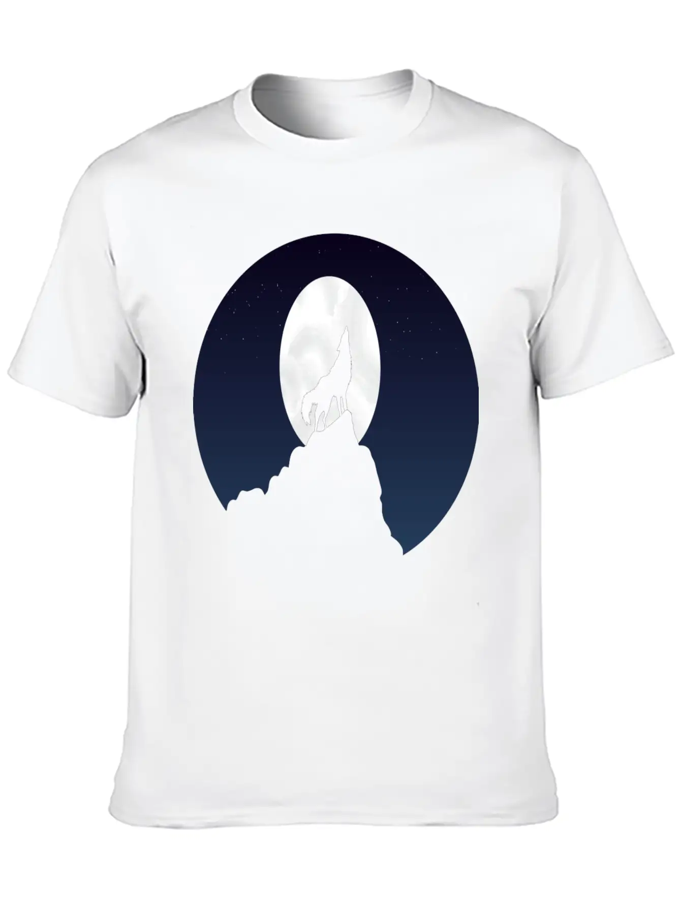 Wolf Fullmoon Tee Stylish Everyday T-Shirt – Unisex Basic Cotton Tee