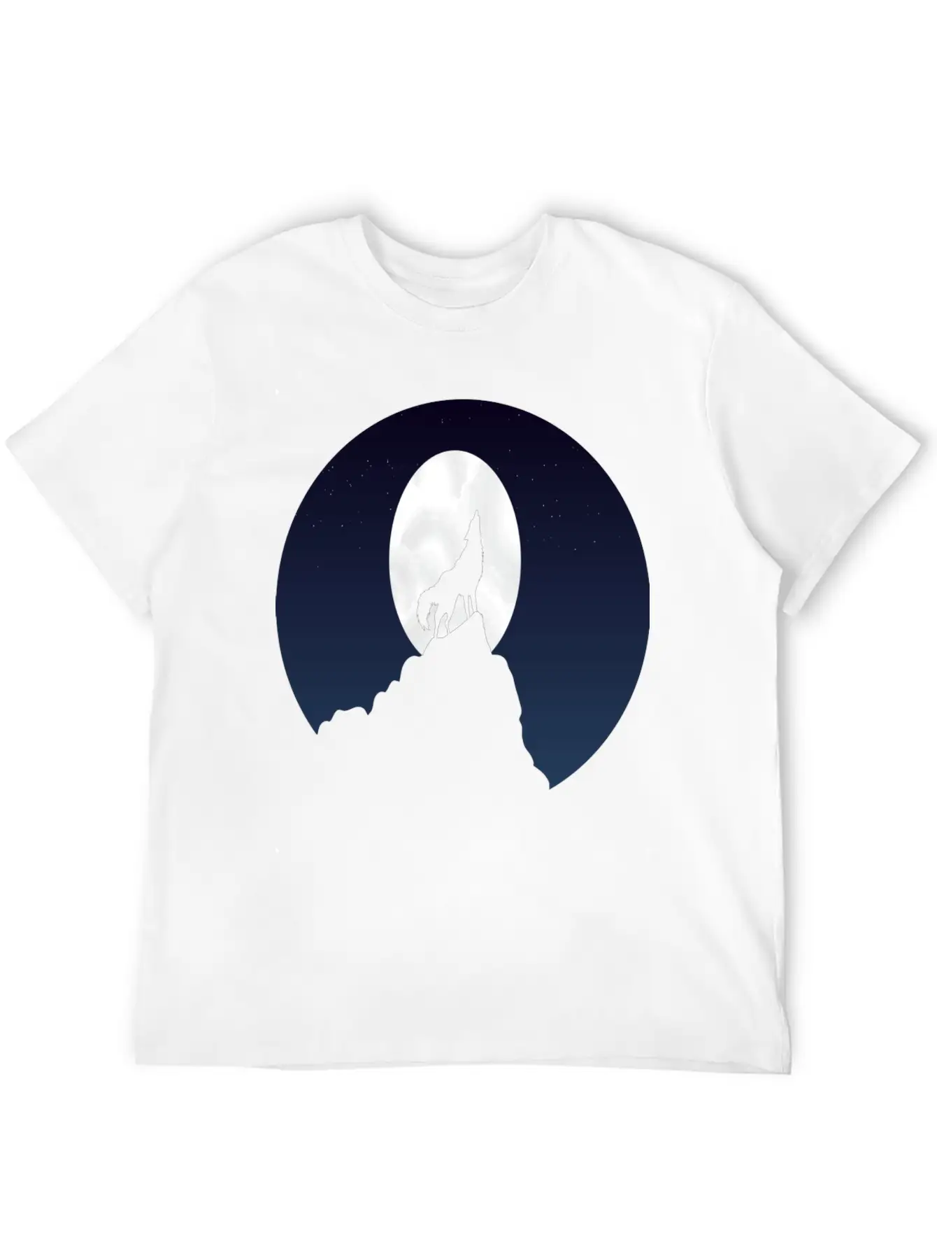 Wolf Fullmoon Tee Stylish Everyday T-Shirt – Unisex Basic Cotton Tee