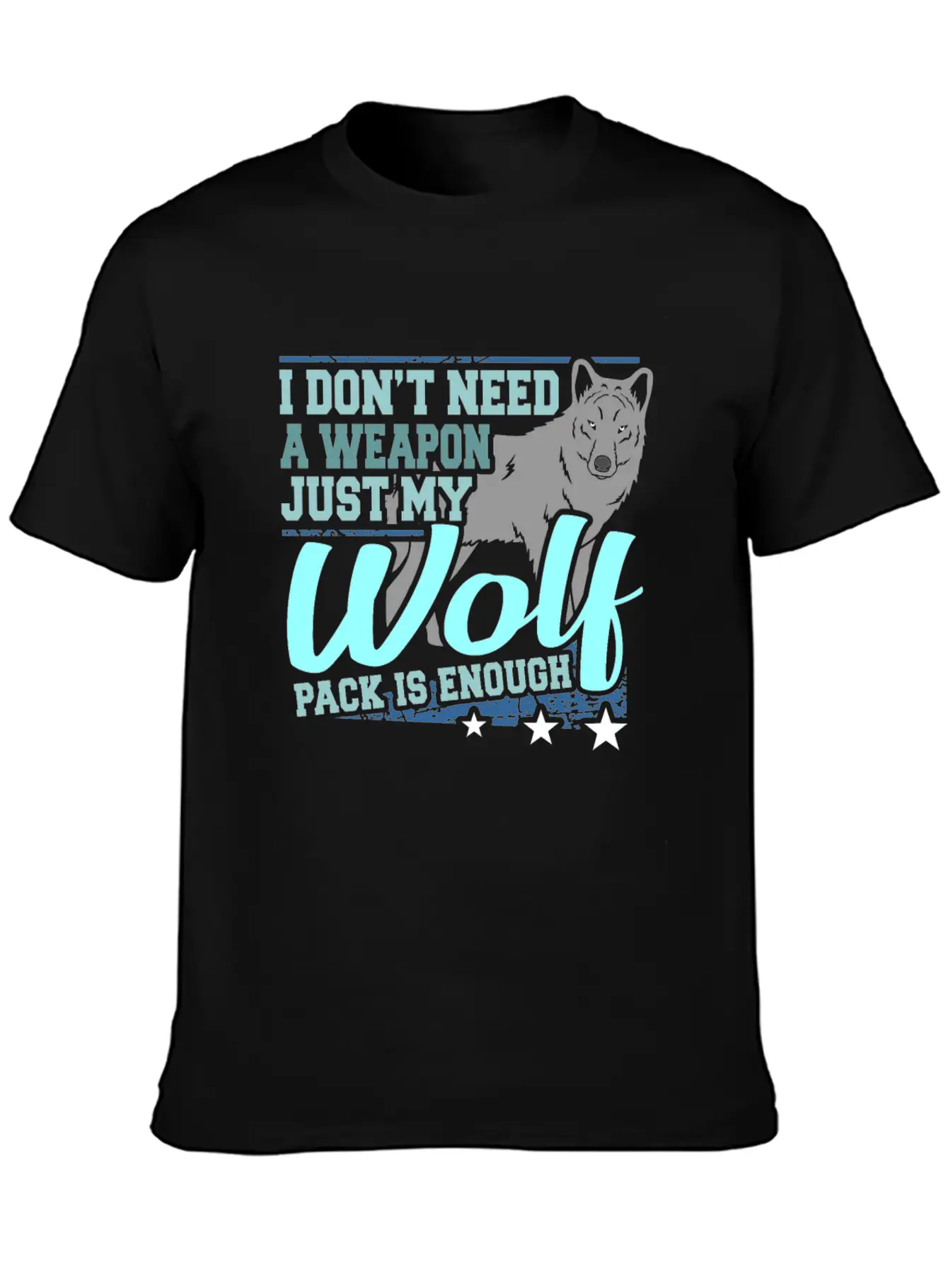 Wolf Gift Idea For Wolves Lover Stylish Everyday T-Shirt – Unisex Basic Cotton Tee