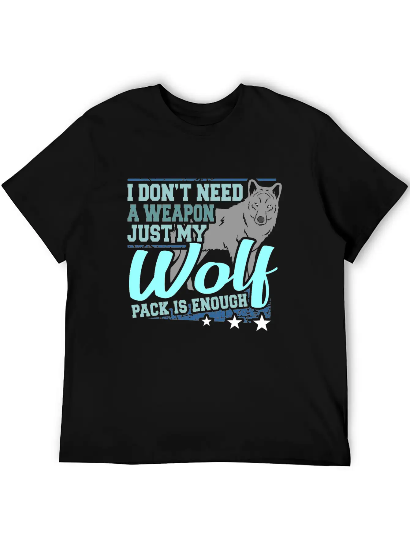 Wolf Gift Idea For Wolves Lover Stylish Everyday T-Shirt – Unisex Basic Cotton Tee
