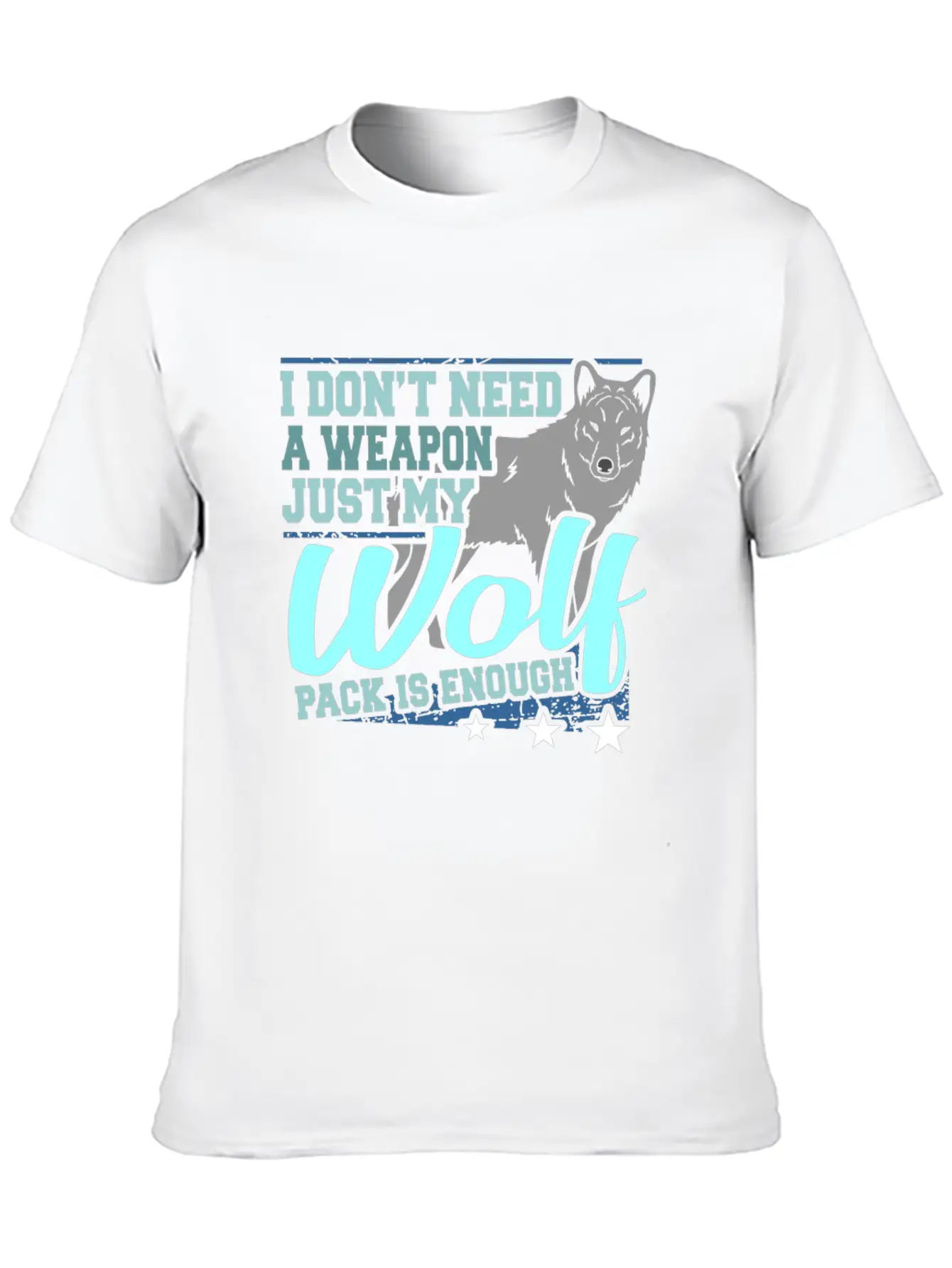 Wolf Gift Idea For Wolves Lover Stylish Everyday T-Shirt – Unisex Basic Cotton Tee
