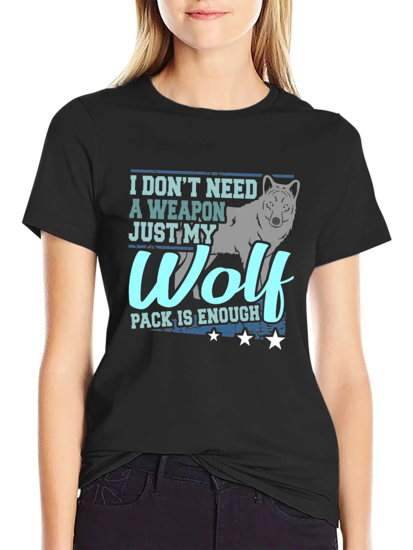 Wolf Gift Idea For Wolves Lover Stylish Everyday T-Shirt – Unisex Basic Cotton Tee