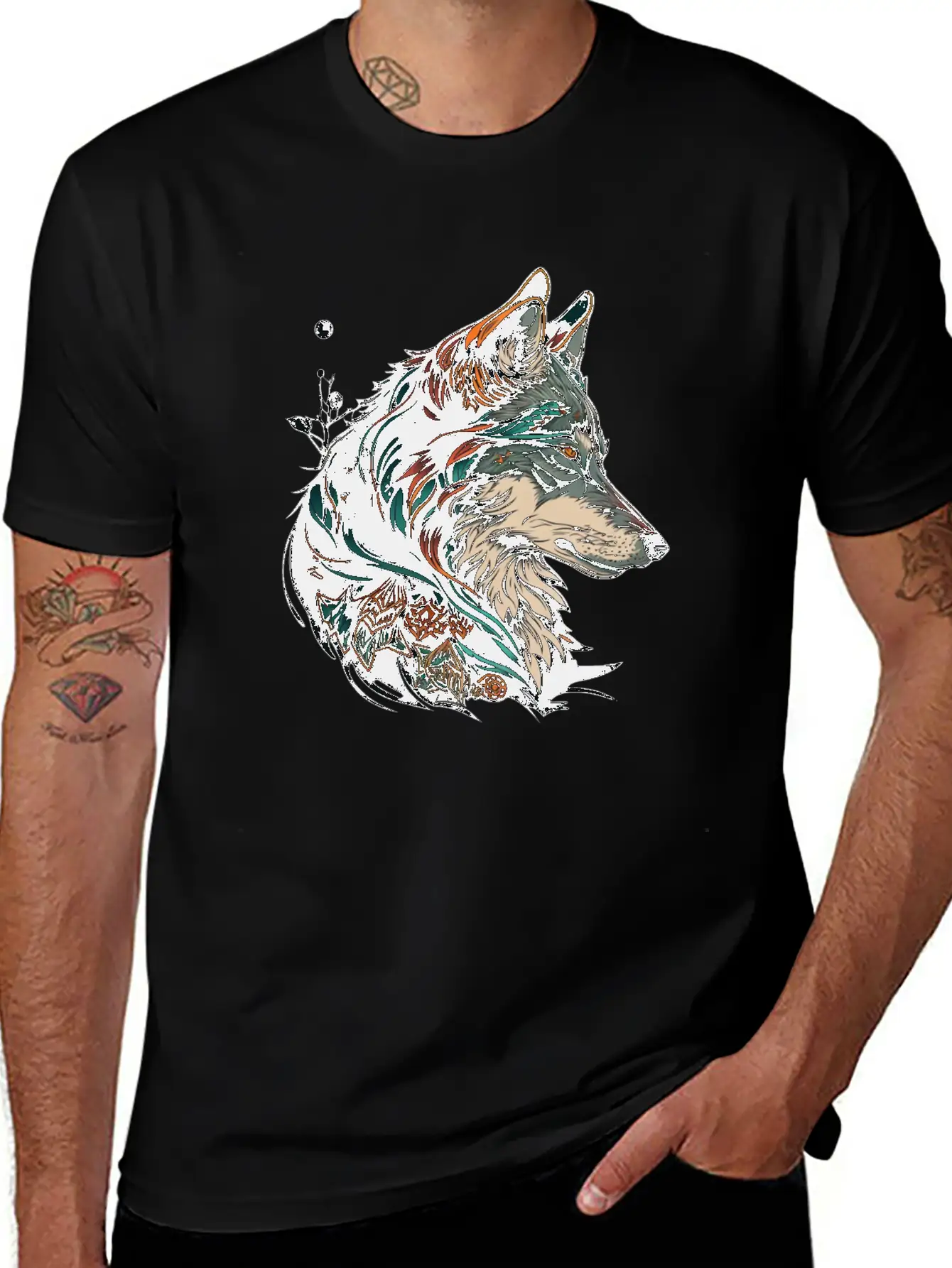 Wolf Hamato Stylish Everyday T-Shirt – Unisex Basic Cotton Tee