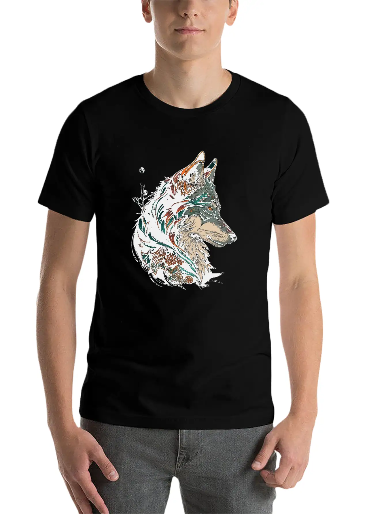 Wolf Hamato Stylish Everyday T-Shirt – Unisex Basic Cotton Tee